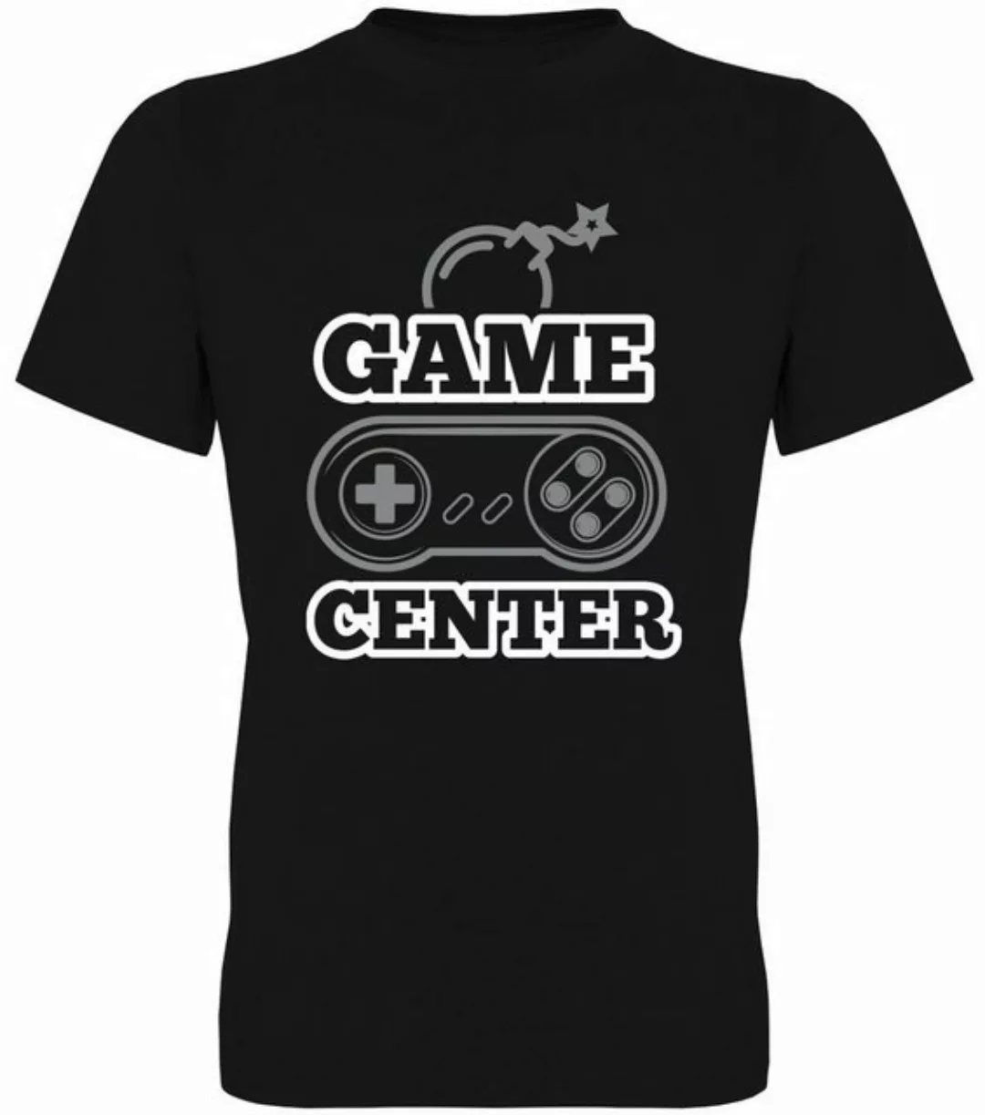 G-graphics T-Shirt Game Center Herren T-Shirt, mit Frontprint, mit Spruch / günstig online kaufen