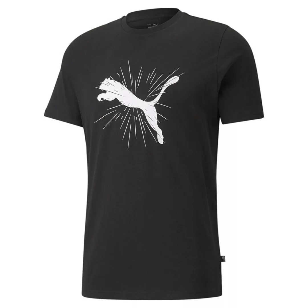 Puma Cat Graphic Kurzarm T-shirt M Puma Black günstig online kaufen