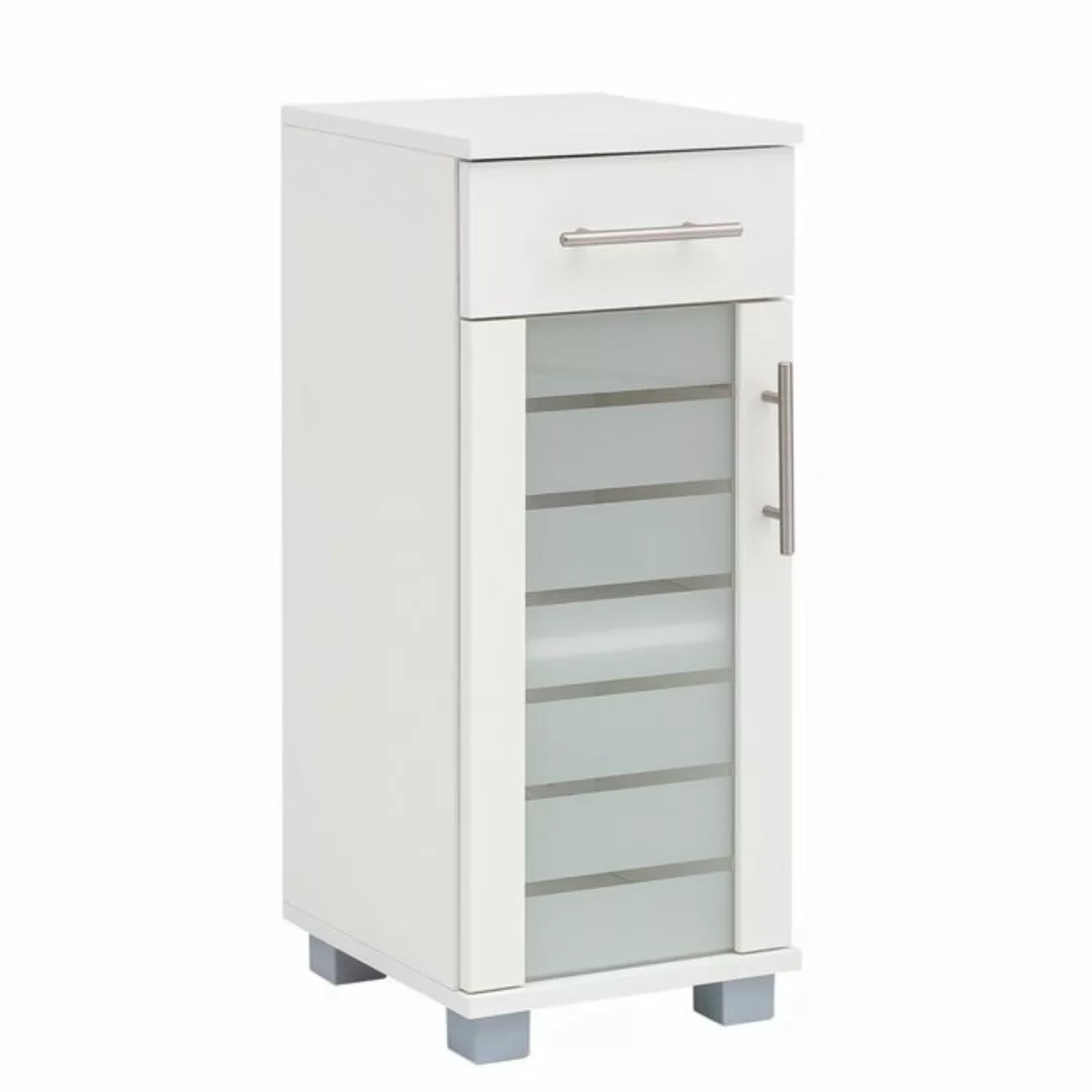 Lomadox Unterschrank NOCI-80 Badezimmer Badschrank Unterschrank weiß 30,3x7 günstig online kaufen