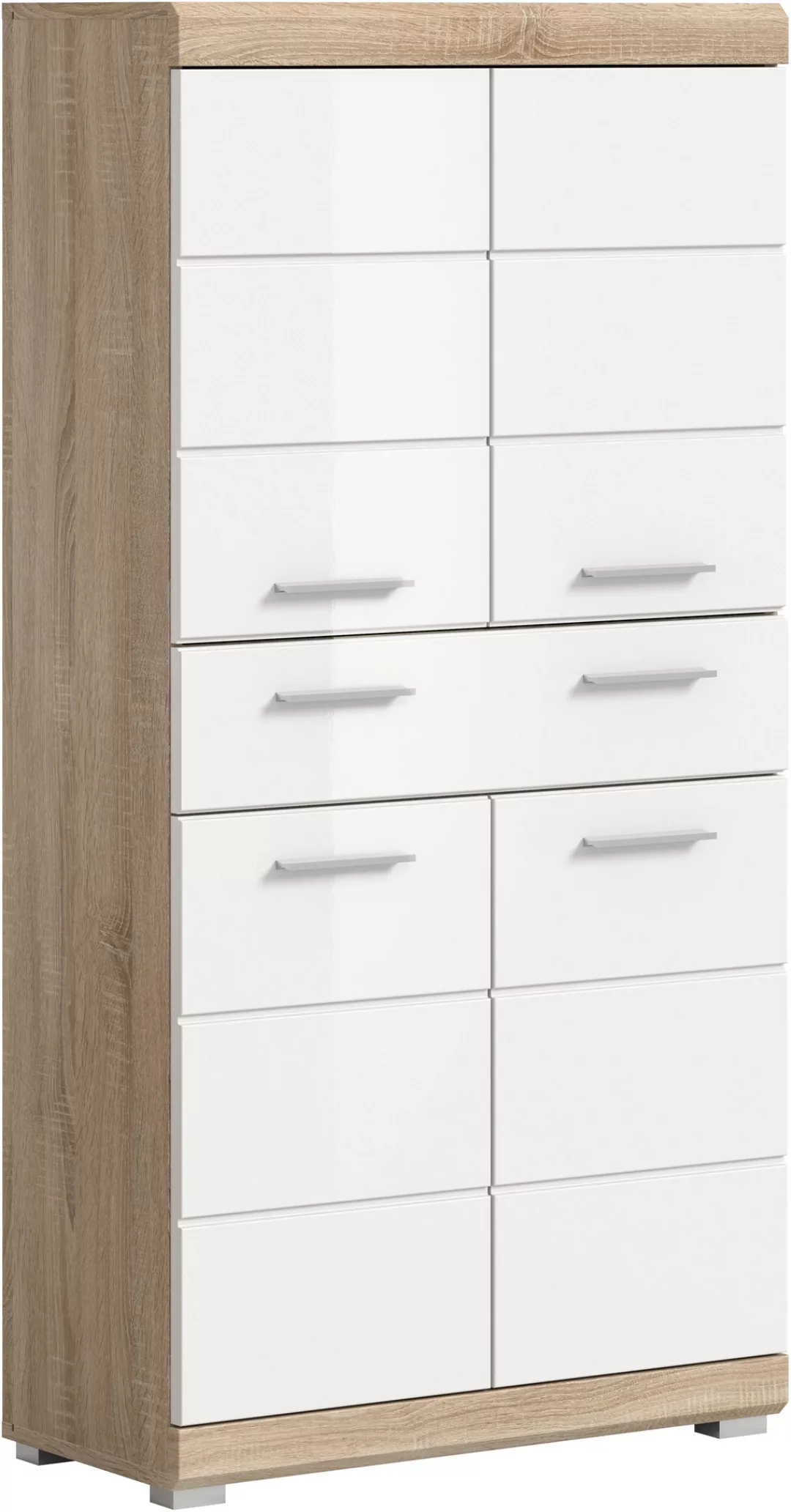 INOSIGN Midischrank "Siena, Breite 74cm, 4 Türen, 1 Schubkasten, 4 Fächer, günstig online kaufen