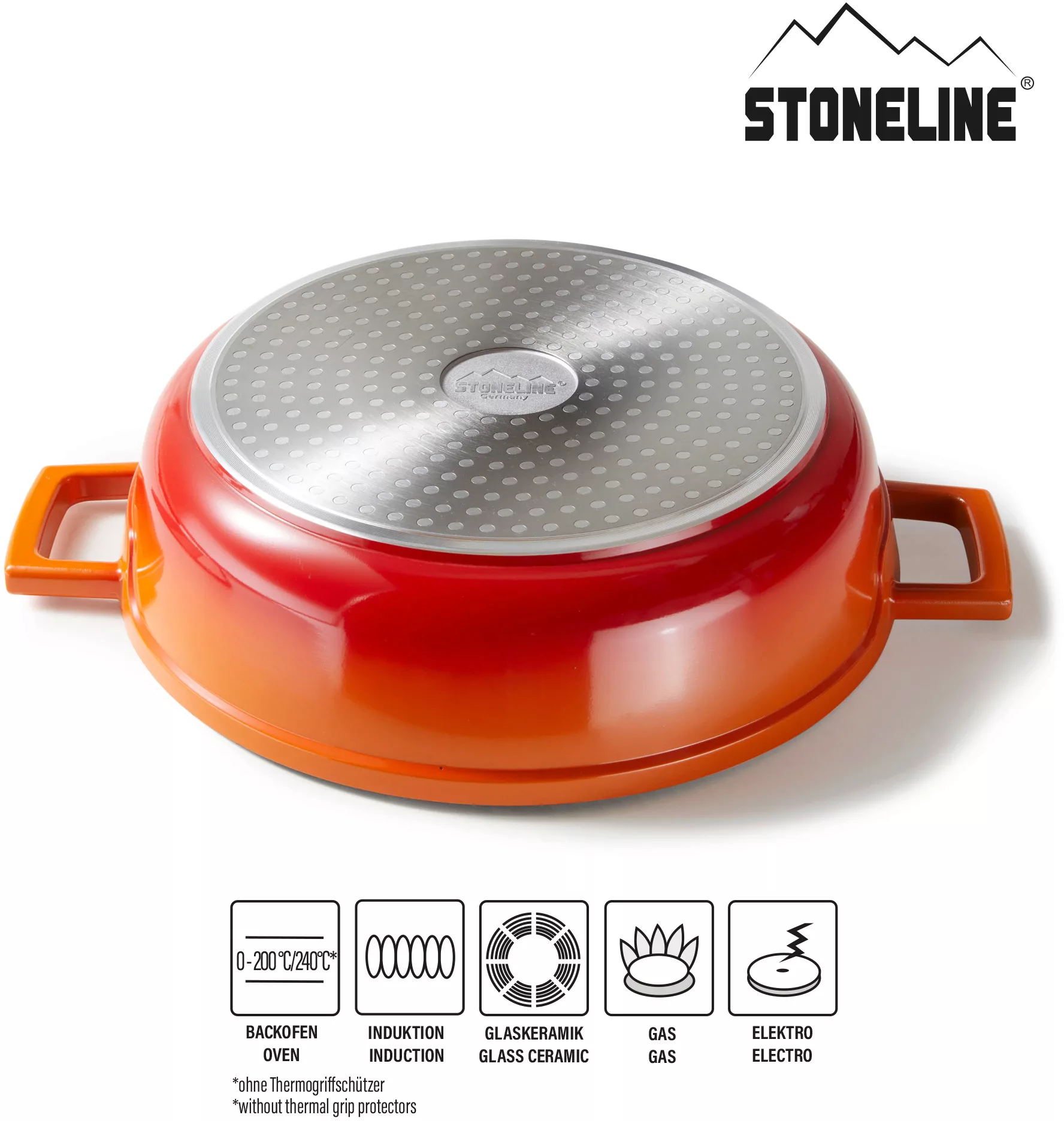 STONELINE Bräter, Aluminiumguss, (1 tlg.), 28 cm, Induktion günstig online kaufen