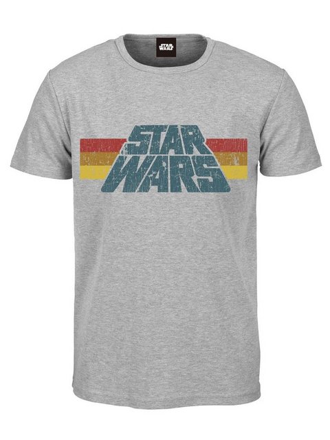 Star Wars Vintage 77 Herren T-Shirt grau meliert günstig online kaufen