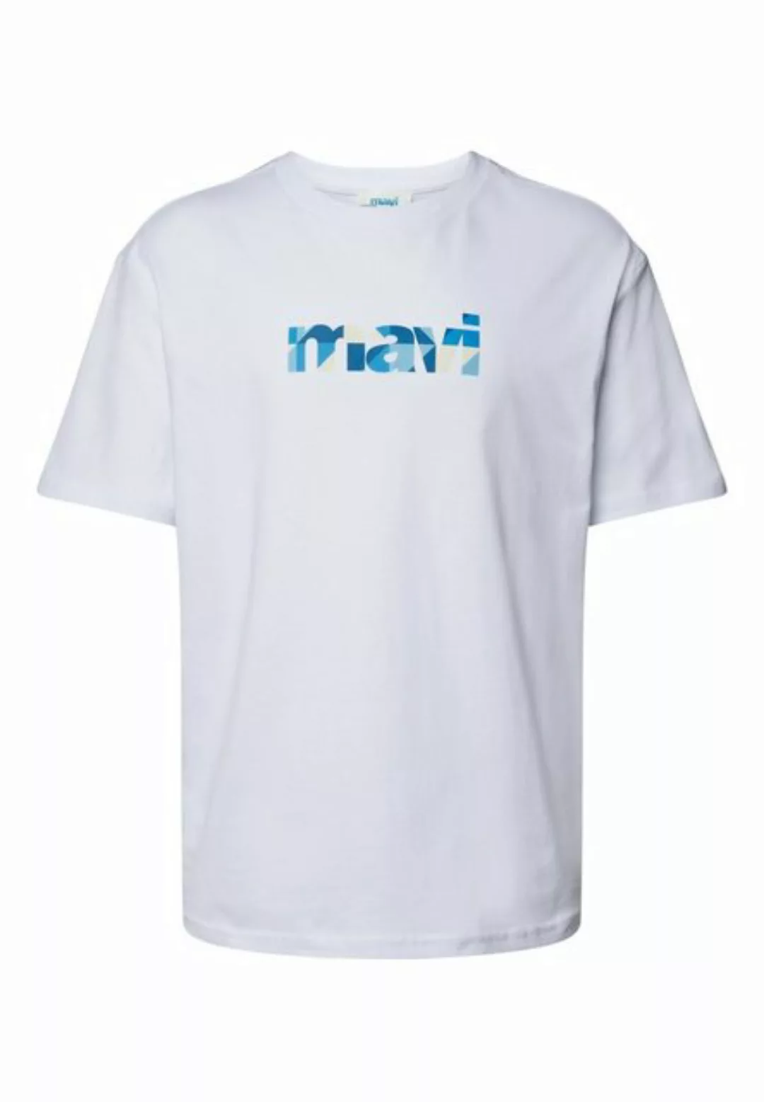 Mavi Rundhalsshirt "CREW NECK TEE", T-Shirt mit Mavi Print günstig online kaufen