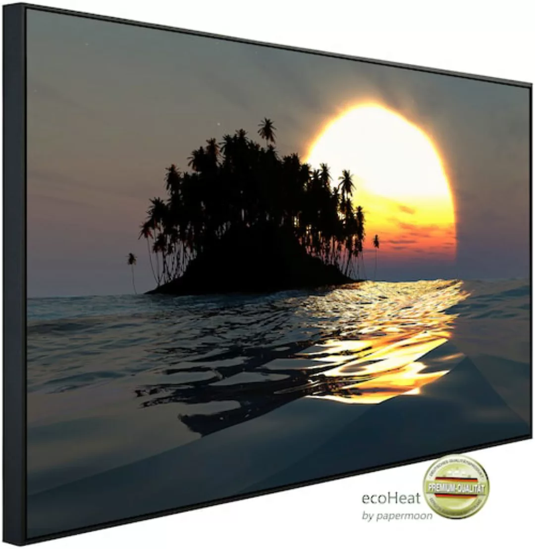 Papermoon Infrarotheizung »Insel im Sonnenuntergang«, sehr angenehme Strahl günstig online kaufen