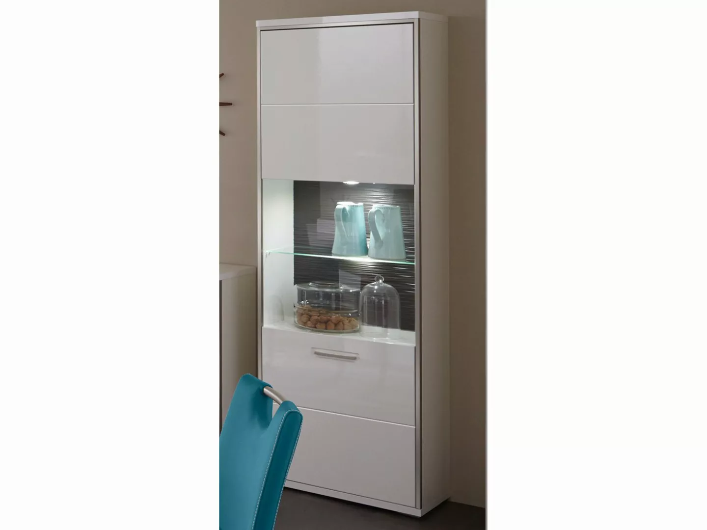 MCA furniture Vitrine 64 x 201 x 38 cm (B/H/T) günstig online kaufen