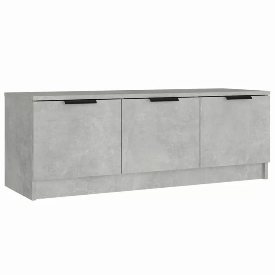 VidaXL TV-Schrank Betongrau 102x35x36,5 cm Holzwerkstoff  Modell 2 günstig online kaufen