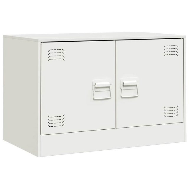 vidaXL Schrankmodule TV-Schrank Weiß 67x39x44 cm Stahl günstig online kaufen