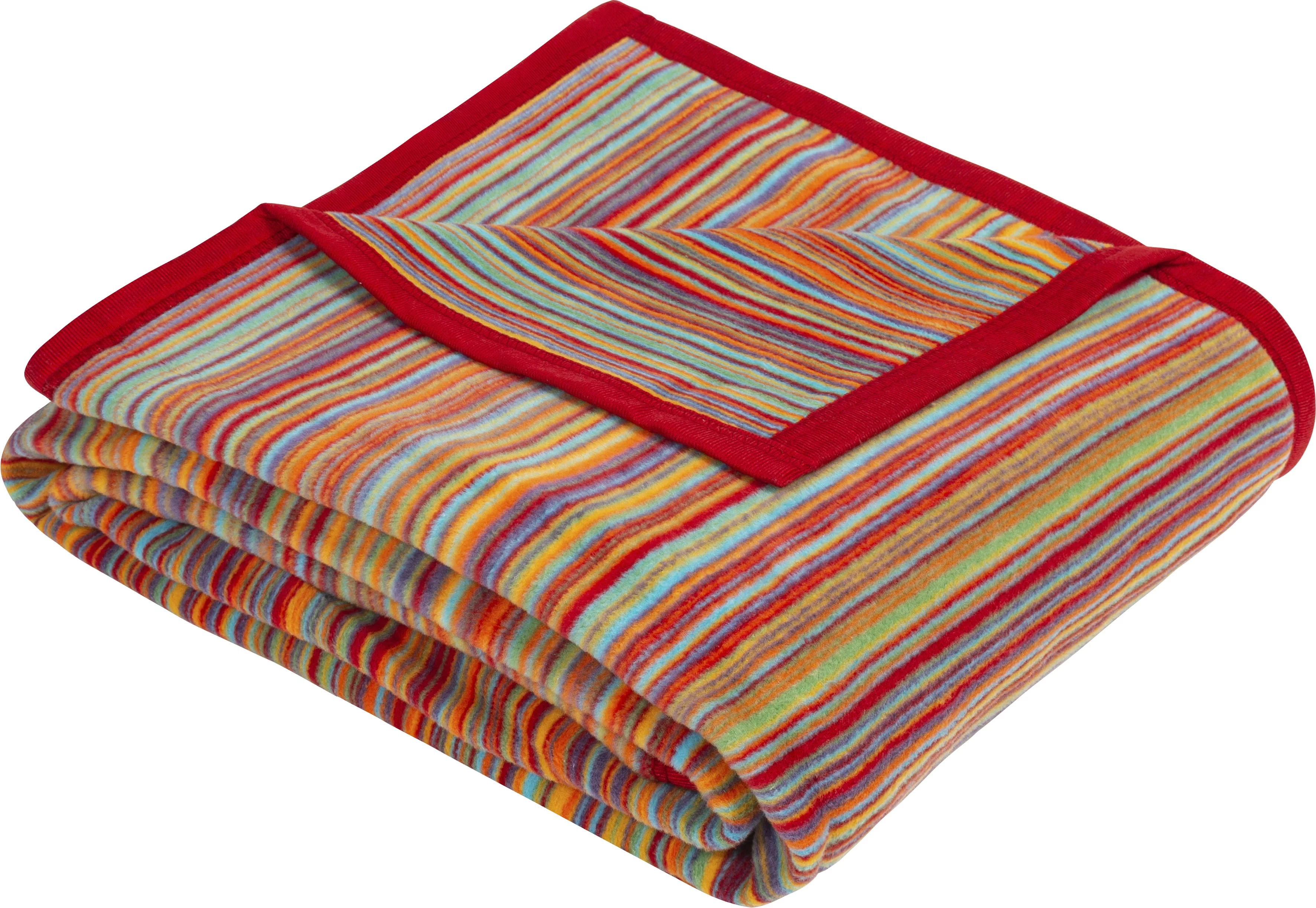 IBENA Wohndecke »Jacquard Decke Malang«, mit filigranen Streifen günstig online kaufen