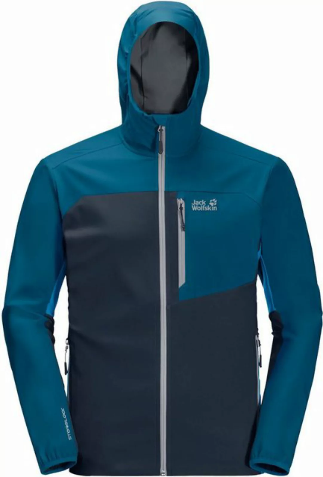 Jack Wolfskin Outdoorjacke EAGLE PEAK II SOFTSHELL M NIGHT BLUE günstig online kaufen