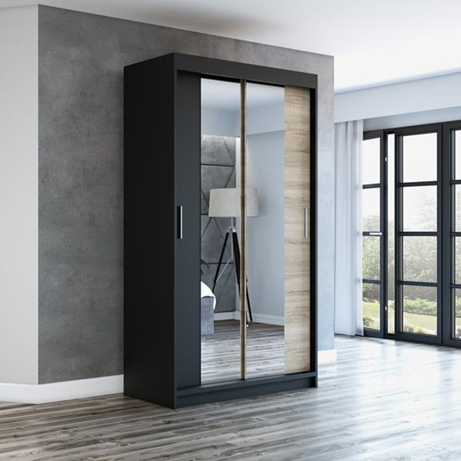 A&J MöbelLand GmbH Schwebetürenschrank NEO 2-türig günstig online kaufen