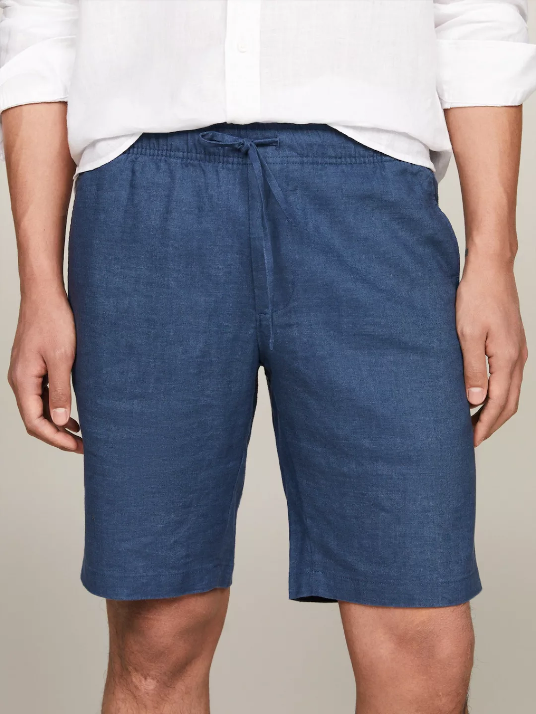 Tommy Hilfiger Shorts HARLEM PO DRWS LINEN mit elastischem Bund günstig online kaufen