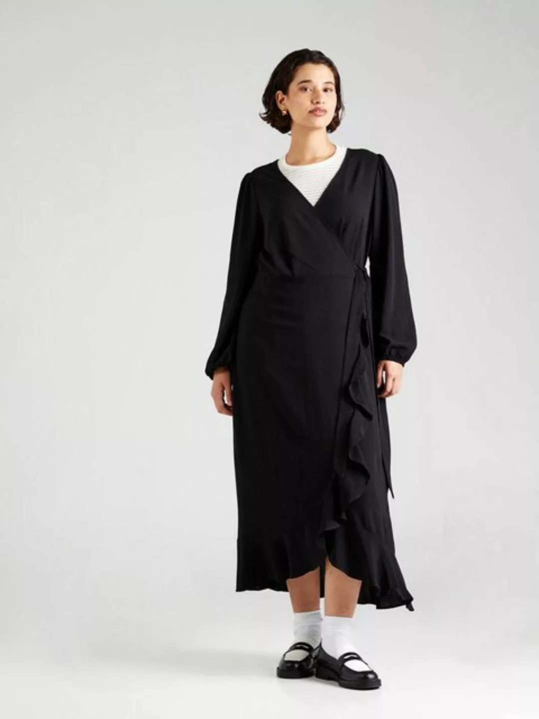 Vero Moda Curve Maxikleid VMCALVA (1-tlg) Volant günstig online kaufen