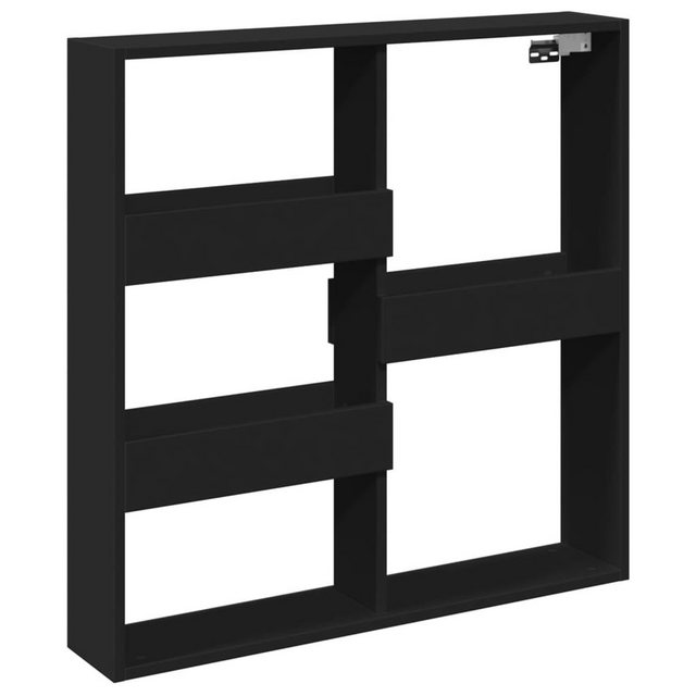 vidaXL Schrankmodule Wandschrank Schwarz 80x15x80 cm Holzwerkstoff günstig online kaufen