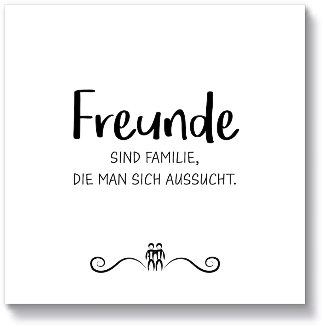 Artland Holzbild "Freunde I", Sprüche & Texte, (1 St.) günstig online kaufen