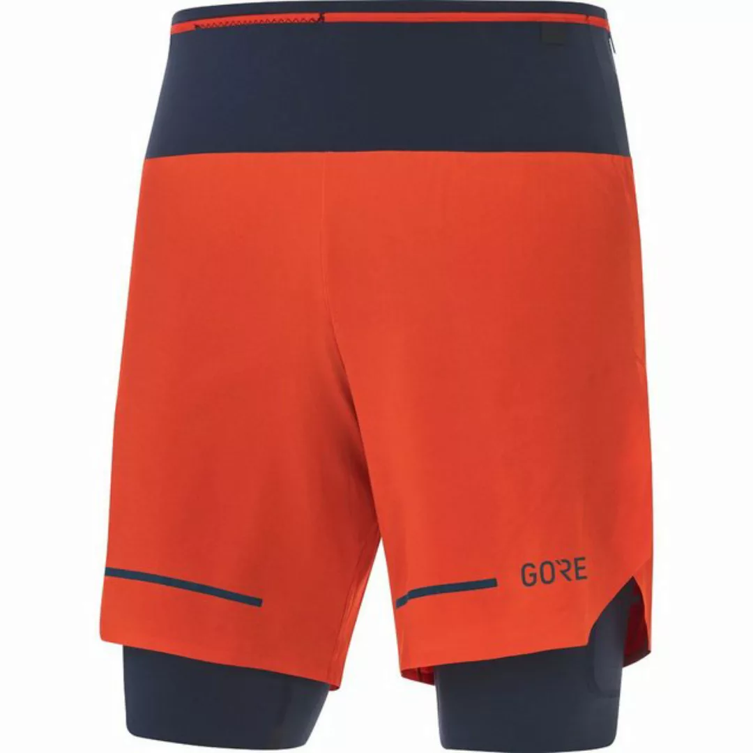 GORE® Wear Laufhose Gore Wear Ultimate 2 in 1 Shorts Fireball Orbit S günstig online kaufen