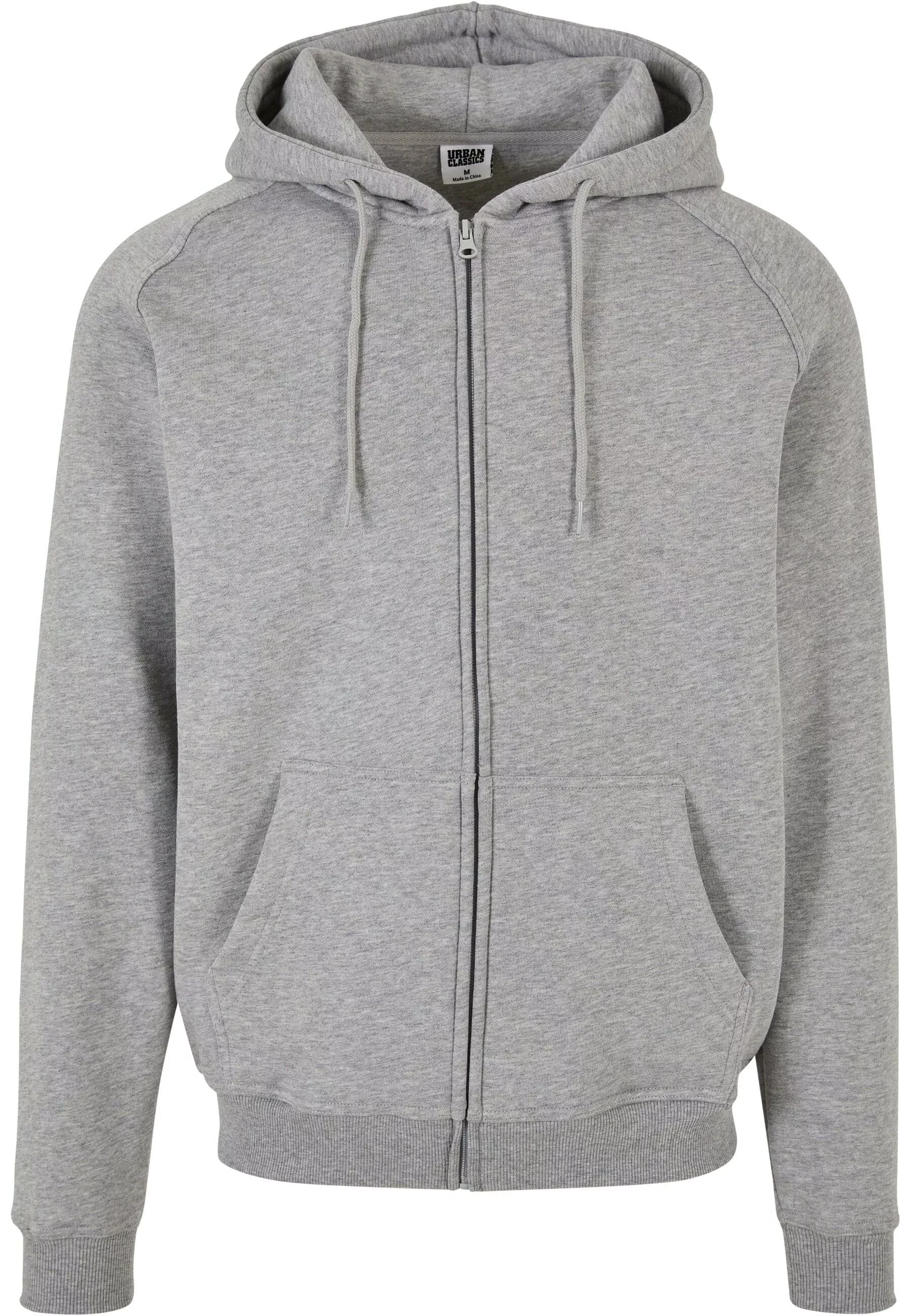 URBAN CLASSICS Sweatjacke "Urban Classics Herren Zip Hoody" günstig online kaufen