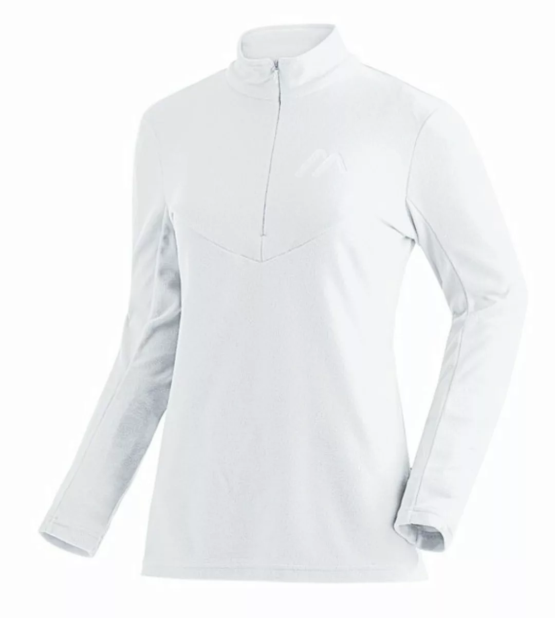 Maier Sports Rollkragenpullover Denise HZ W Damen Fleece RV weiß günstig online kaufen