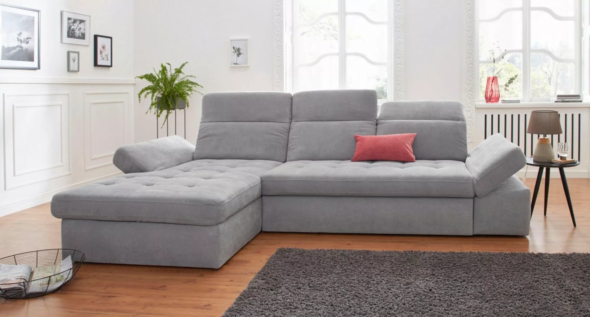 sit&more Ecksofa Stardust L-Form, wahlweise mit Bettfunktion und Bettkasten günstig online kaufen