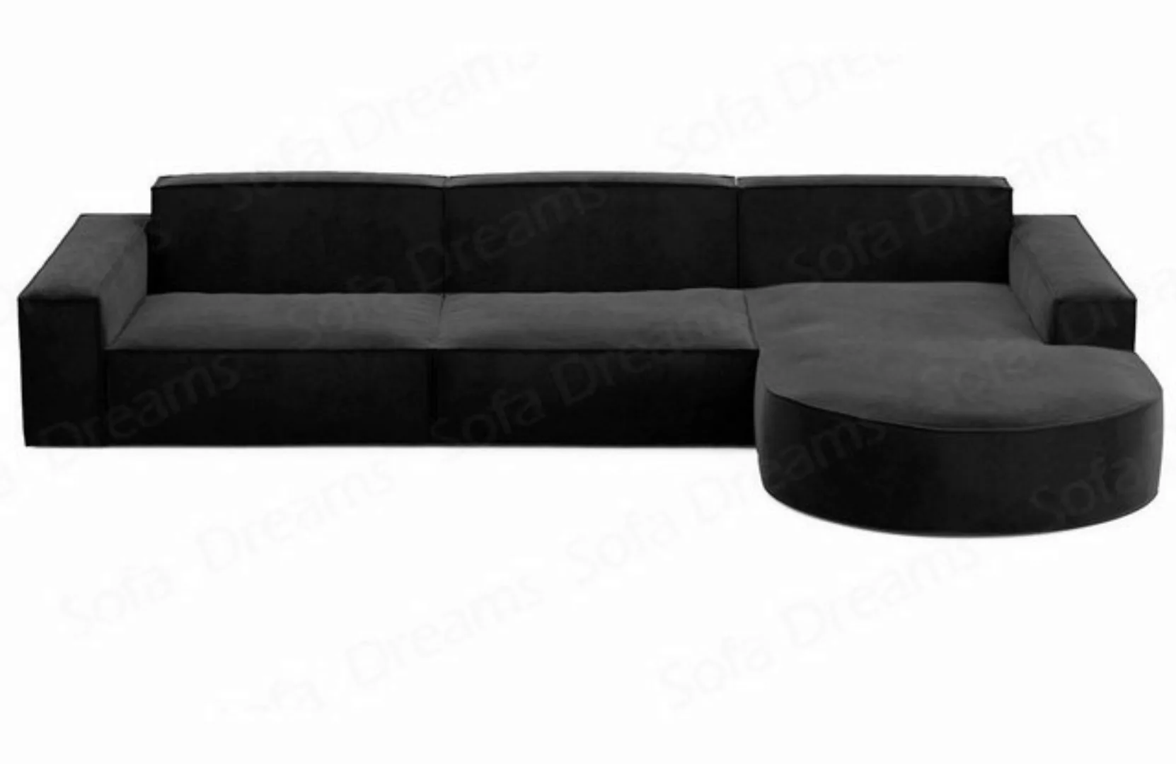 Sofa Dreams Ecksofa Design Sofa Polster Couch Eck Stoffsofa Alegranza L kur günstig online kaufen