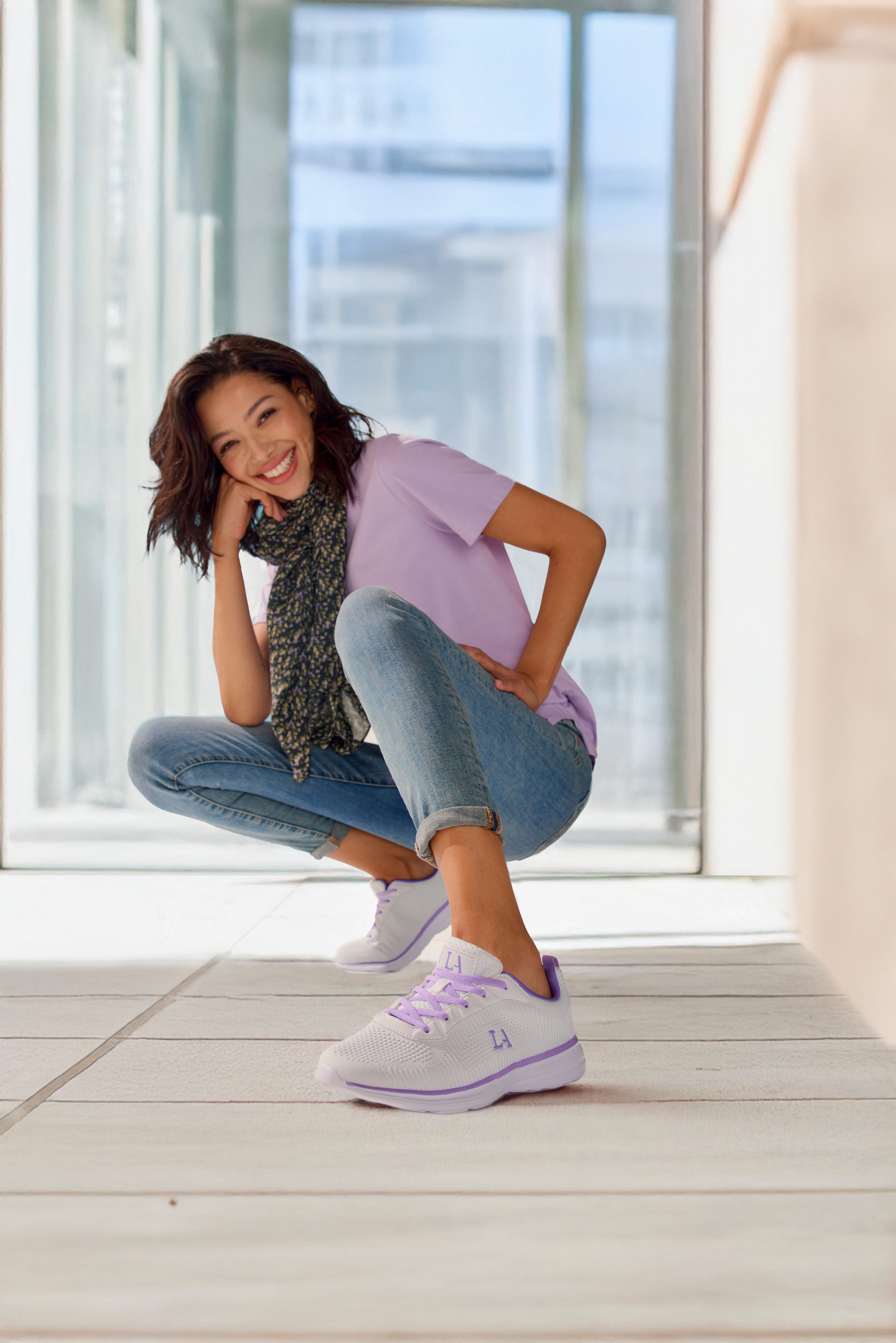 LASCANA Sneaker Freizeitschuh, Halbschuh im sportiven günstig online kaufen
