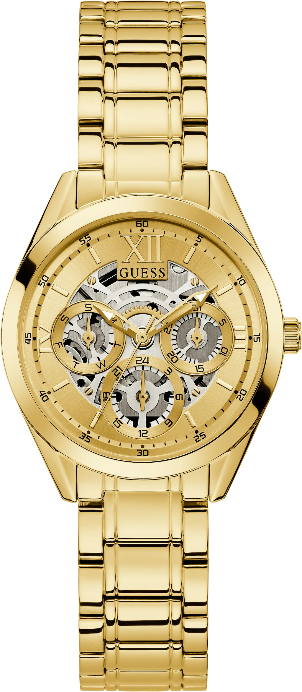 Guess Multifunktionsuhr "CLEAR CUT, GW0253L2" günstig online kaufen