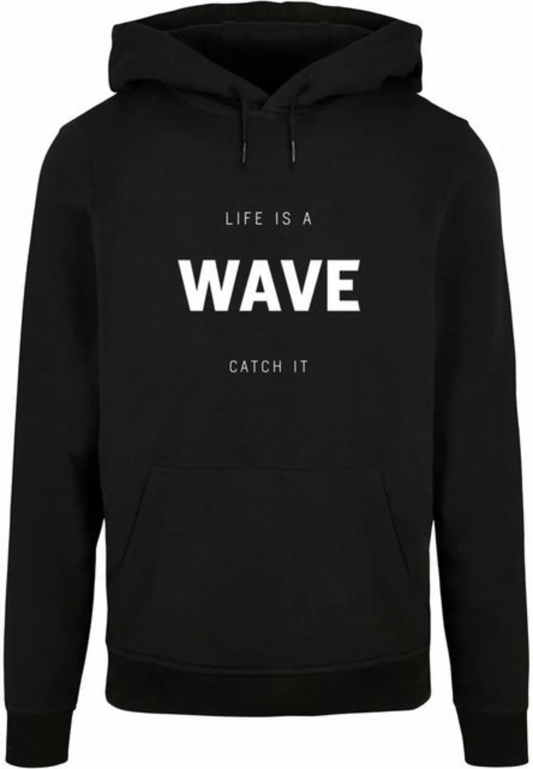 Merchcode Kapuzensweatshirt Merchcode Herren Summer - Life is a wave Basic günstig online kaufen