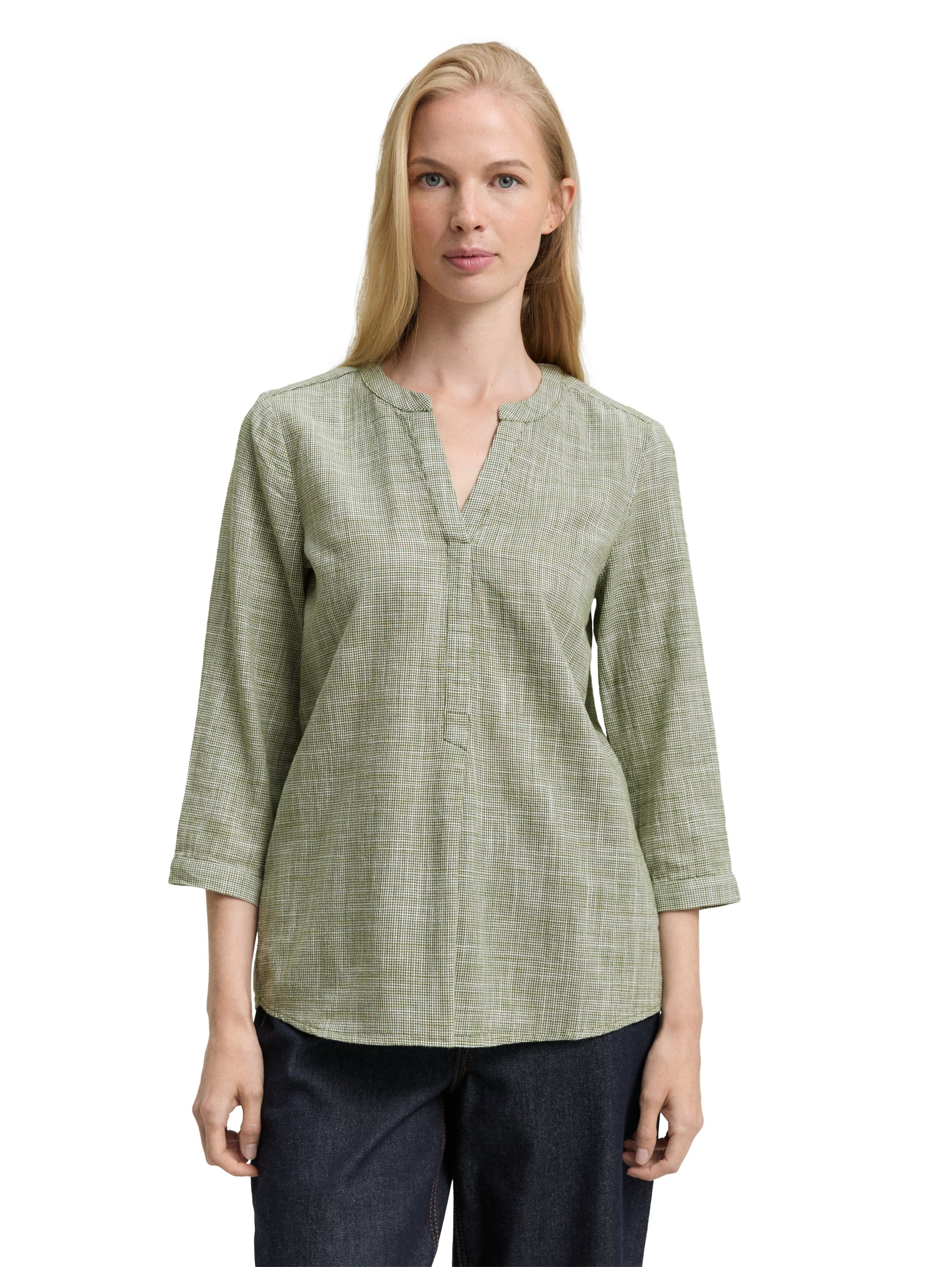 TOM TAILOR Klassische Bluse mit geschlitztem günstig online kaufen