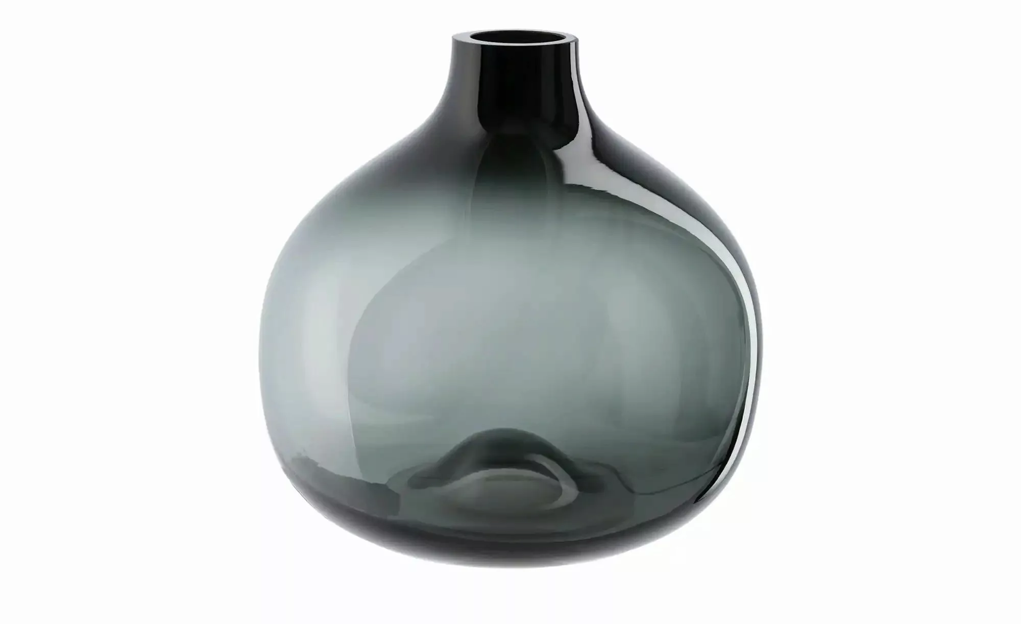 Peill+Putzler Vase   ¦ grau ¦ Glas ¦ Maße (cm): H: 19  Ø: 18 Accessoires > günstig online kaufen