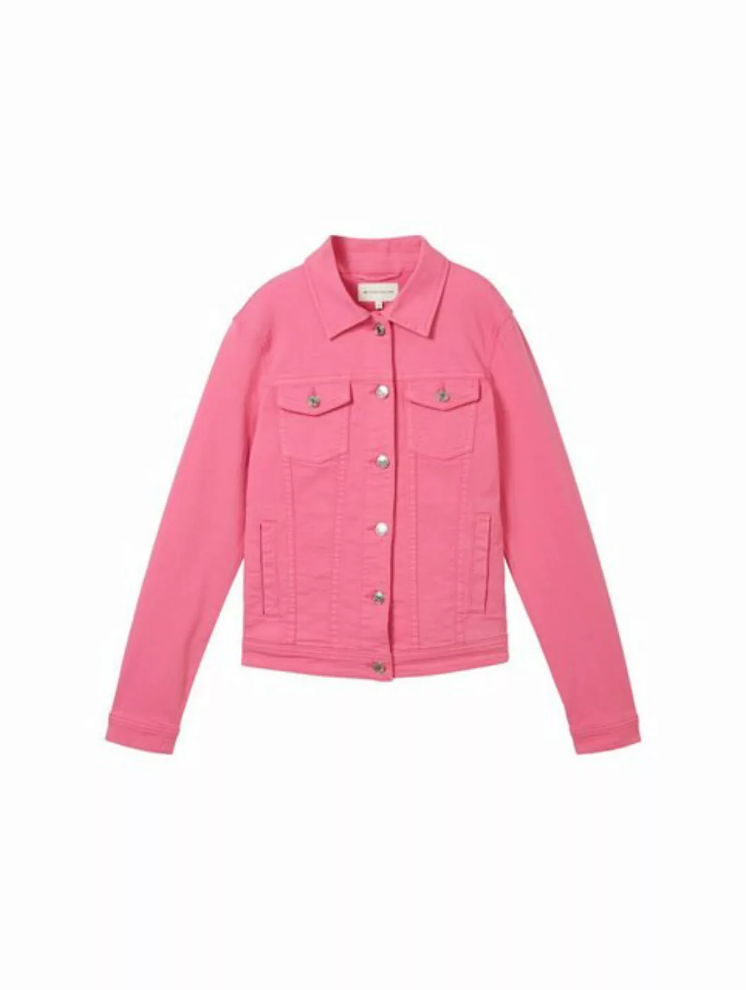 TOM TAILOR Outdoorjacke colored denim jacket, carmine pink günstig online kaufen