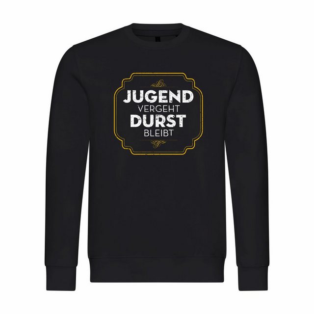 deinshirt Rundhalspullover Herren Pullover Jugend vergeht Durst bleibt Mit günstig online kaufen