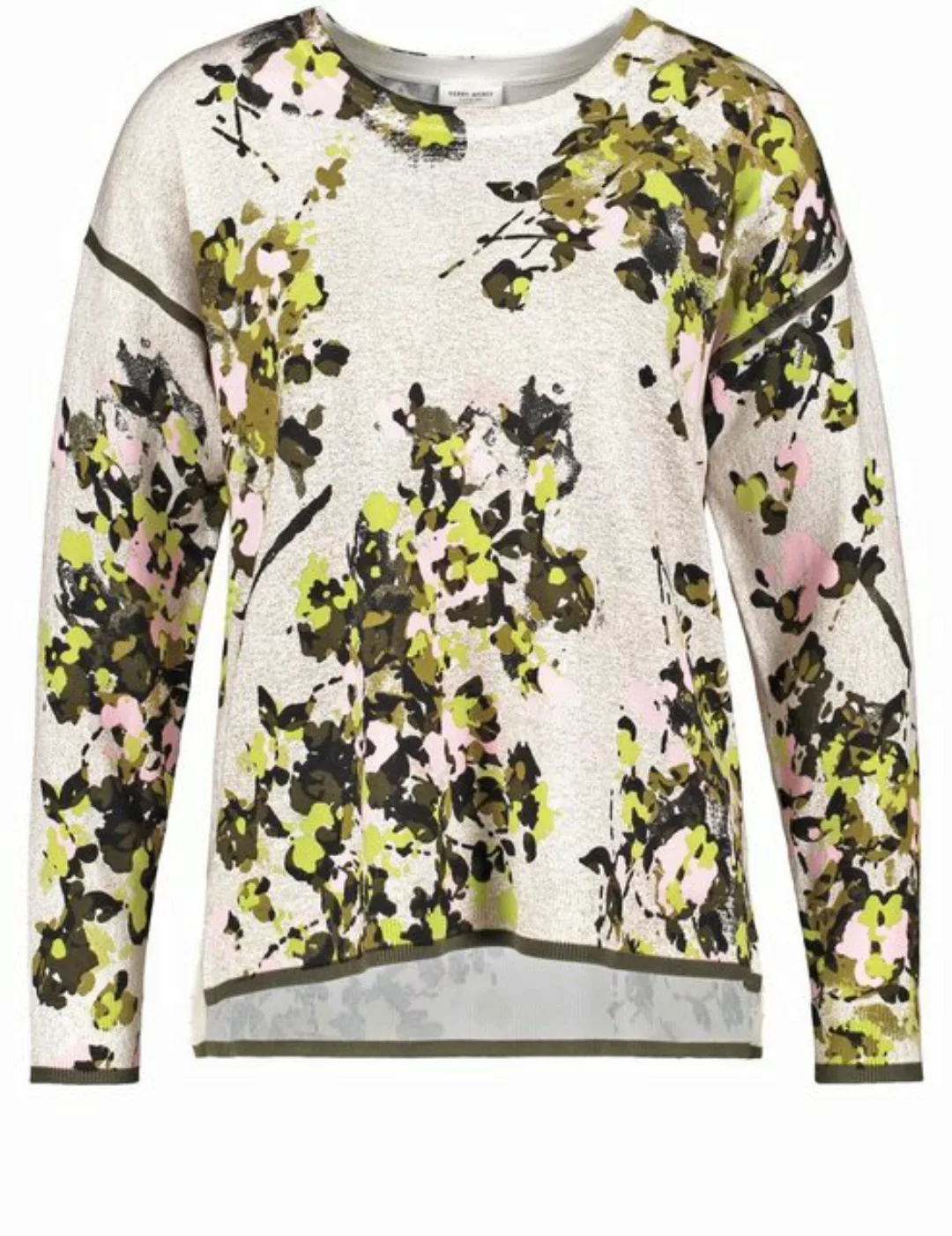 GERRY WEBER Sweatshirt Pullover mit Blumenmuster günstig online kaufen