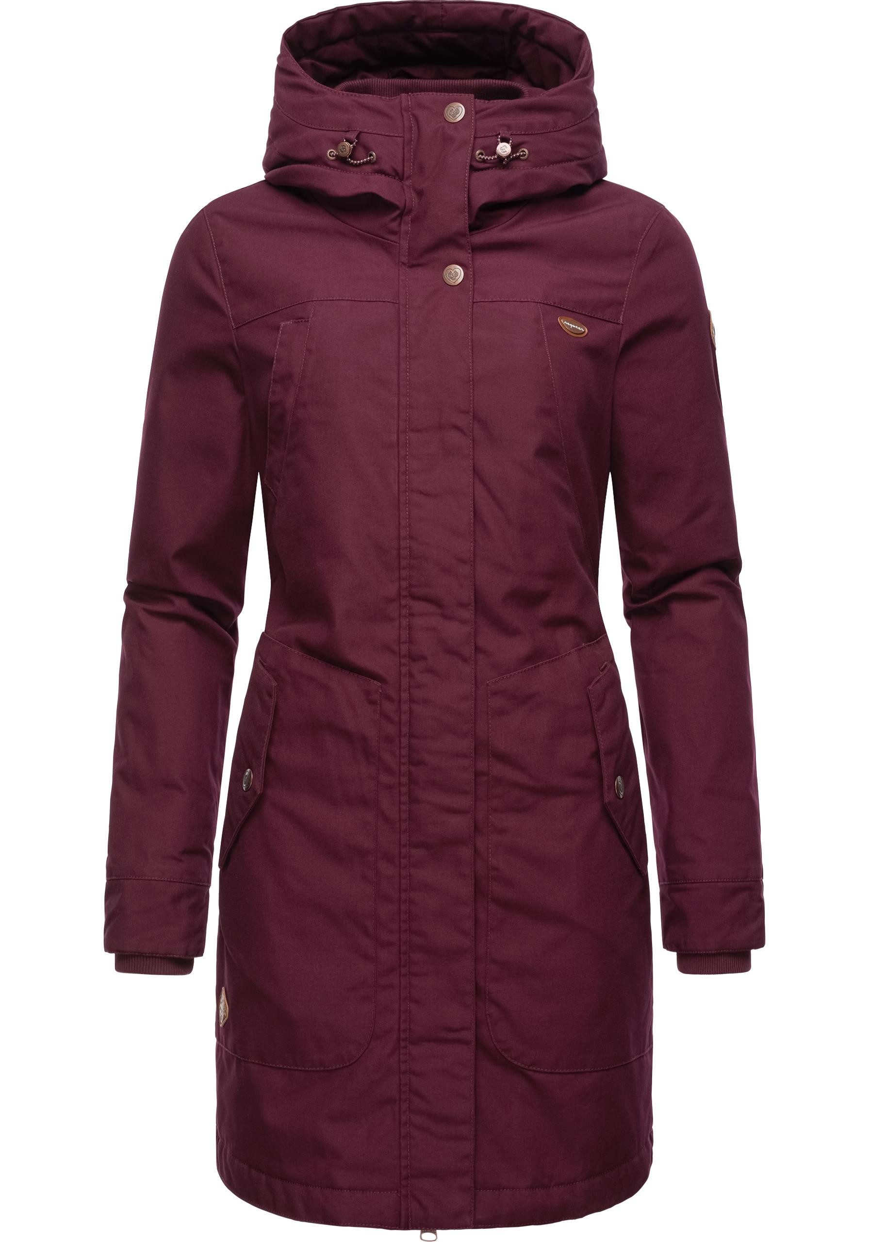 Ragwear Wintermantel Jannisa stylischer Damen Winterparka günstig online kaufen