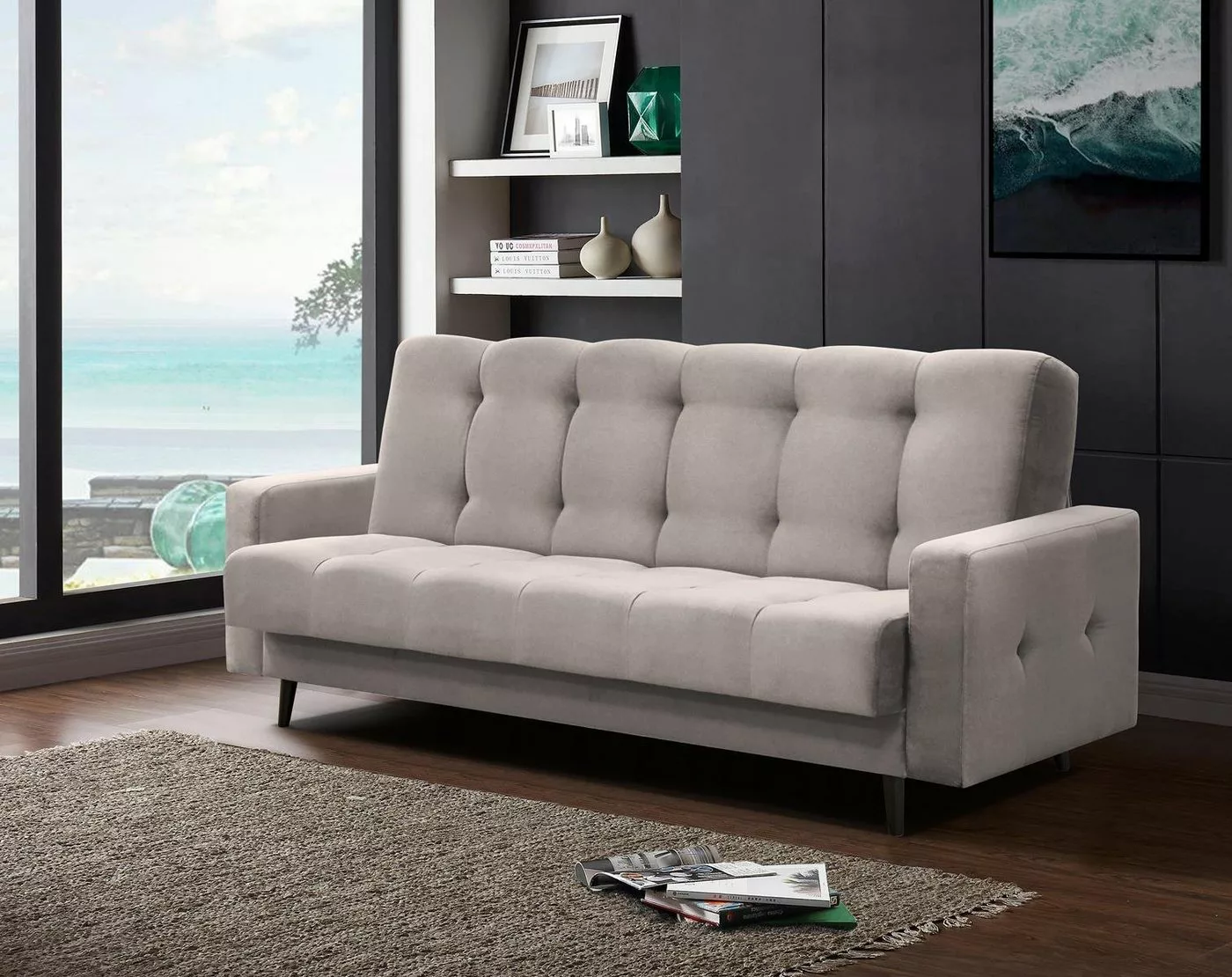 Beautysofa Schlafsofa Nancy BIS, mit Relaxfunktion, Bettkasten, Sofa mit Ho günstig online kaufen