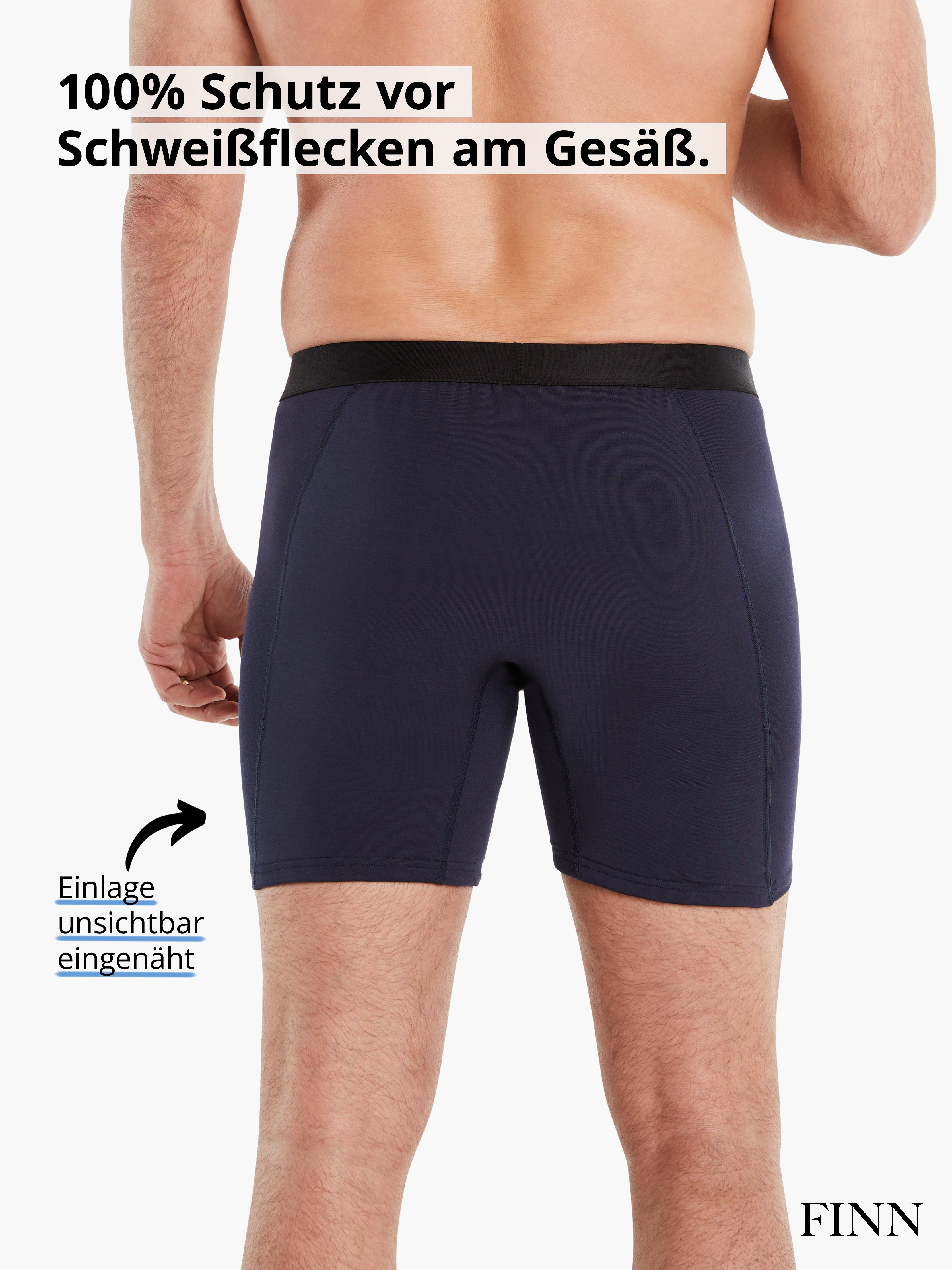 FINN Design Boxershorts Anti-Schweiß Unterhose Herren günstig online kaufen