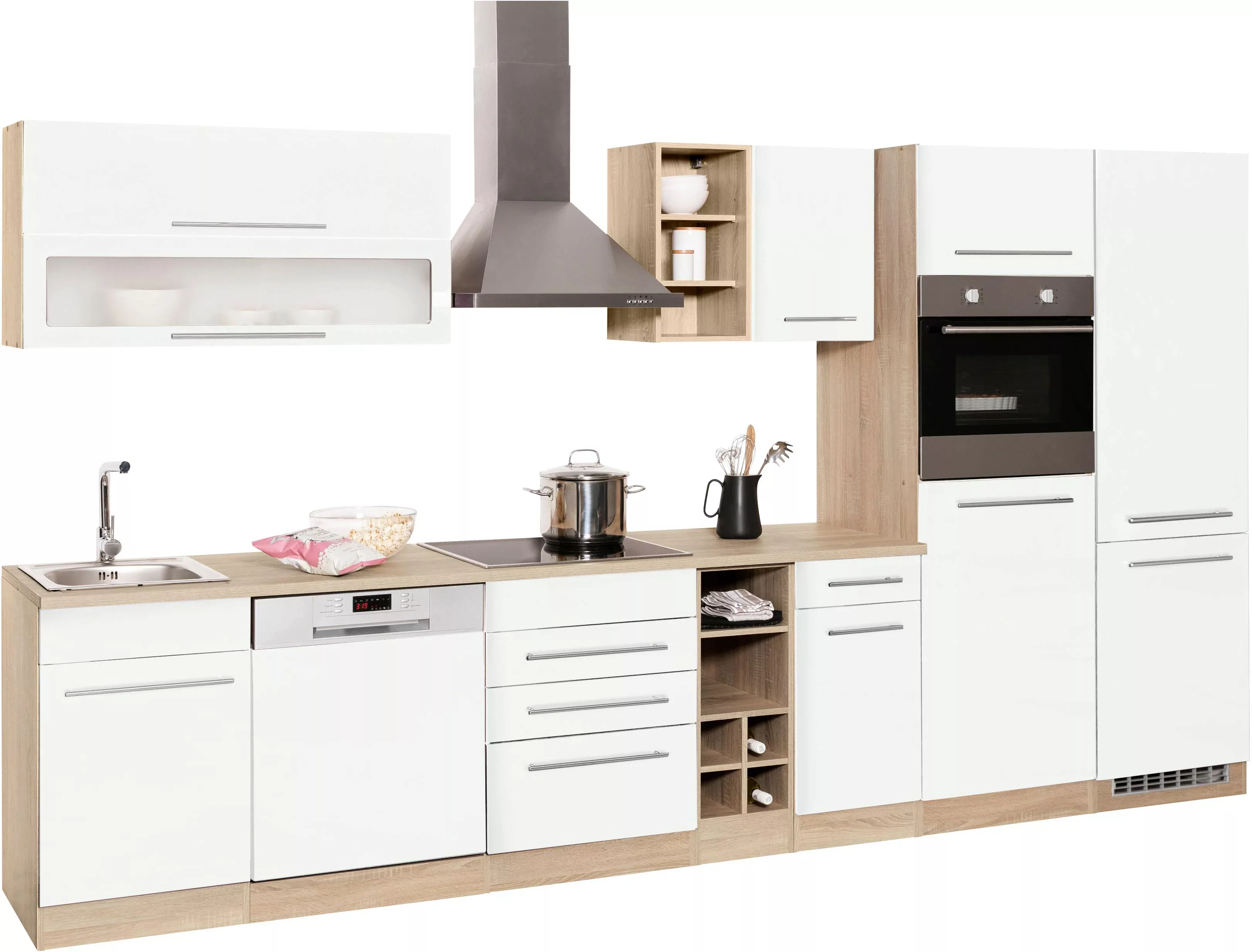HELD MÖBEL Küchenzeile "Eton", ohne E-Geräte, Breite 360 cm günstig online kaufen