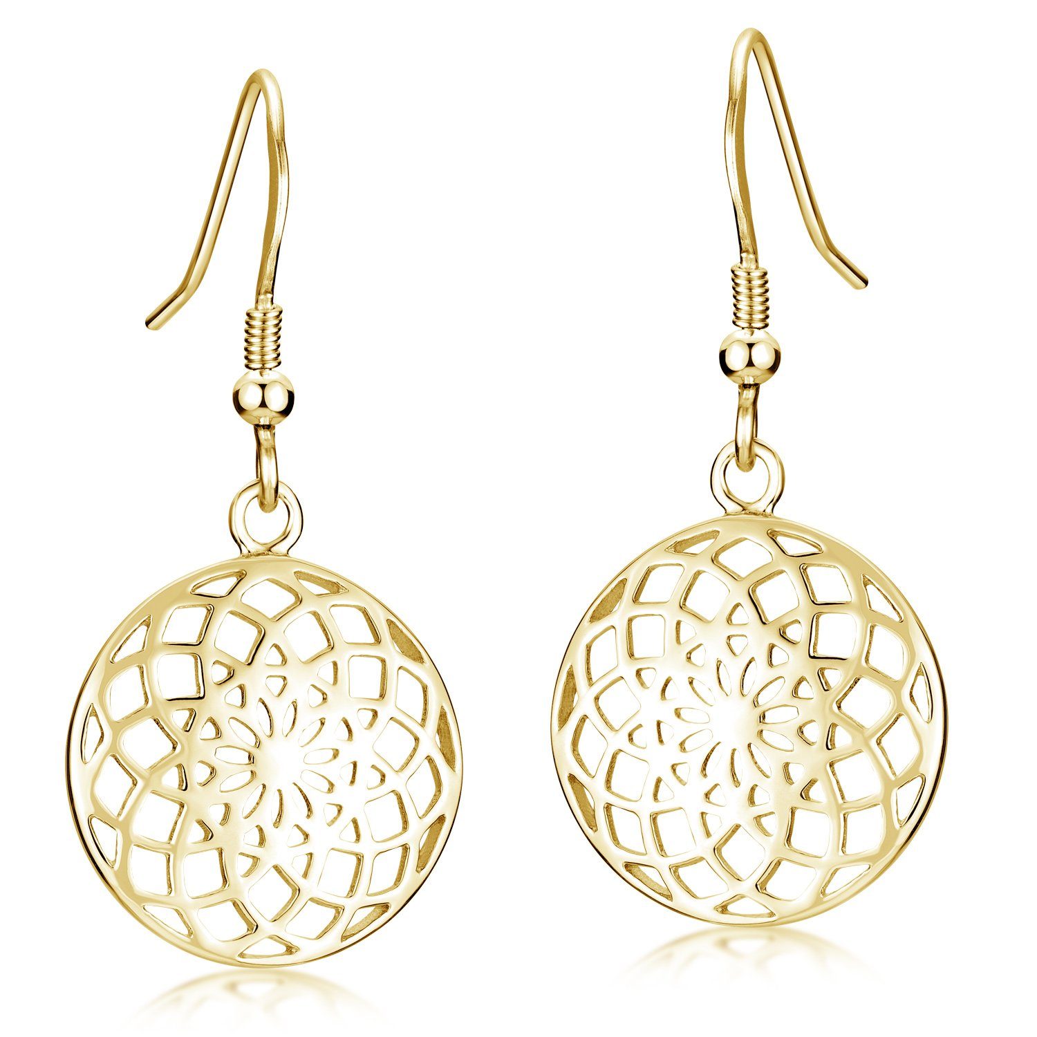 Materia Paar Ohrhaken Lebensblume / Blume günstig online kaufen