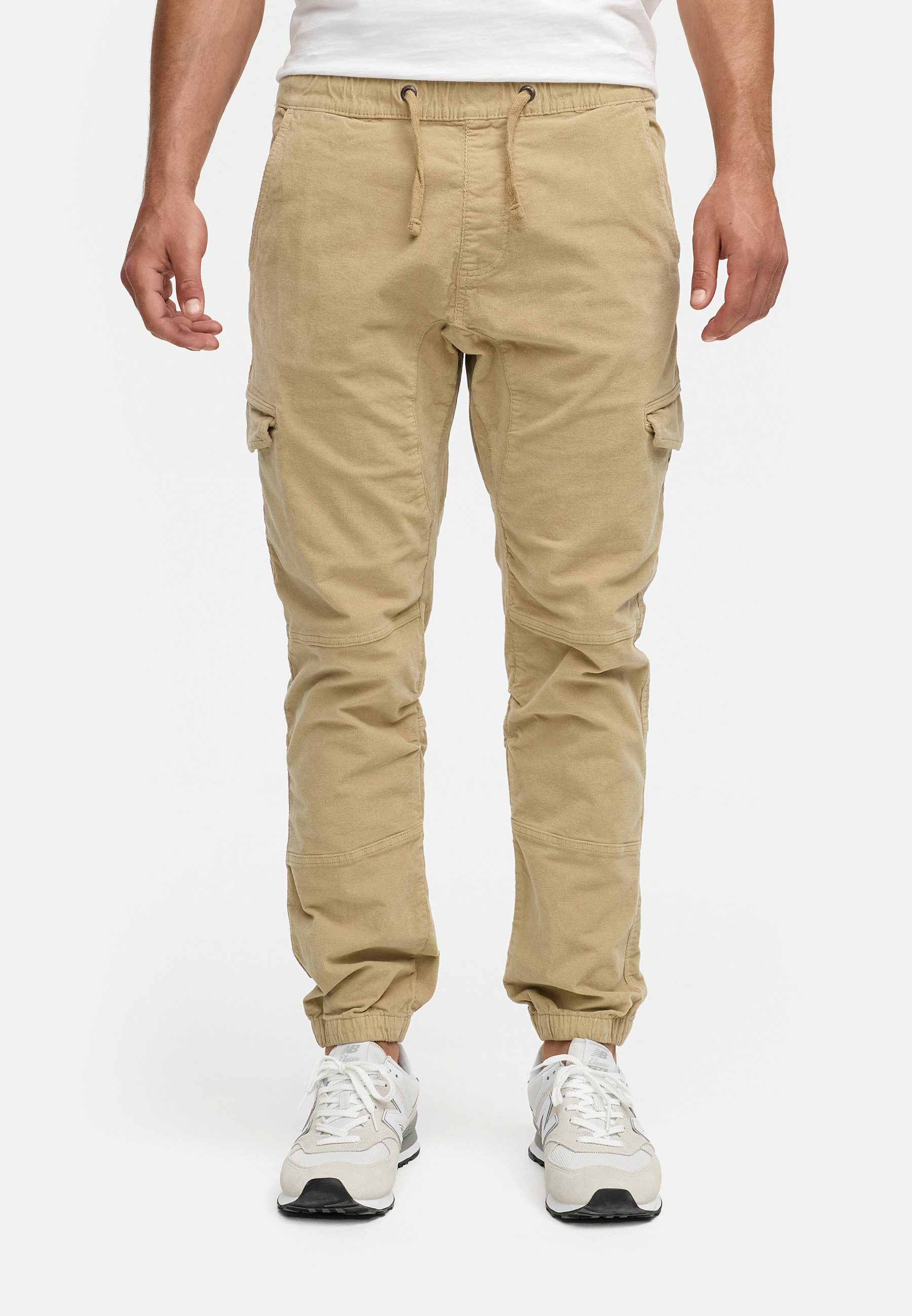 Indicode Cargohose Walker aus elastischer Baumwoll-Qualität,Strechtcord günstig online kaufen
