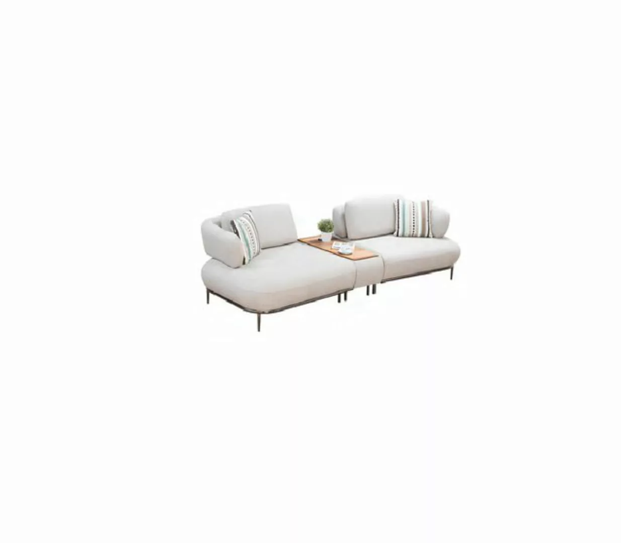 Xlmoebel 2-Sitzer Luxuriöser Designer Zweisitzer in Weiß - Wohnzimmer Couch günstig online kaufen