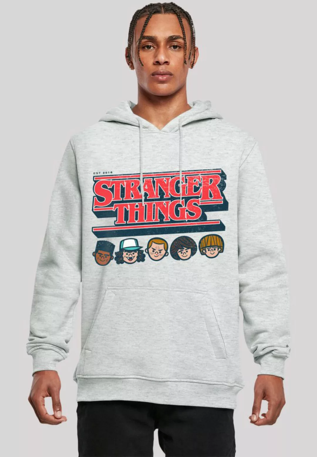 F4NT4STIC Kapuzenpullover "Stranger Things Caricature Logo Netflix TV Serie günstig online kaufen