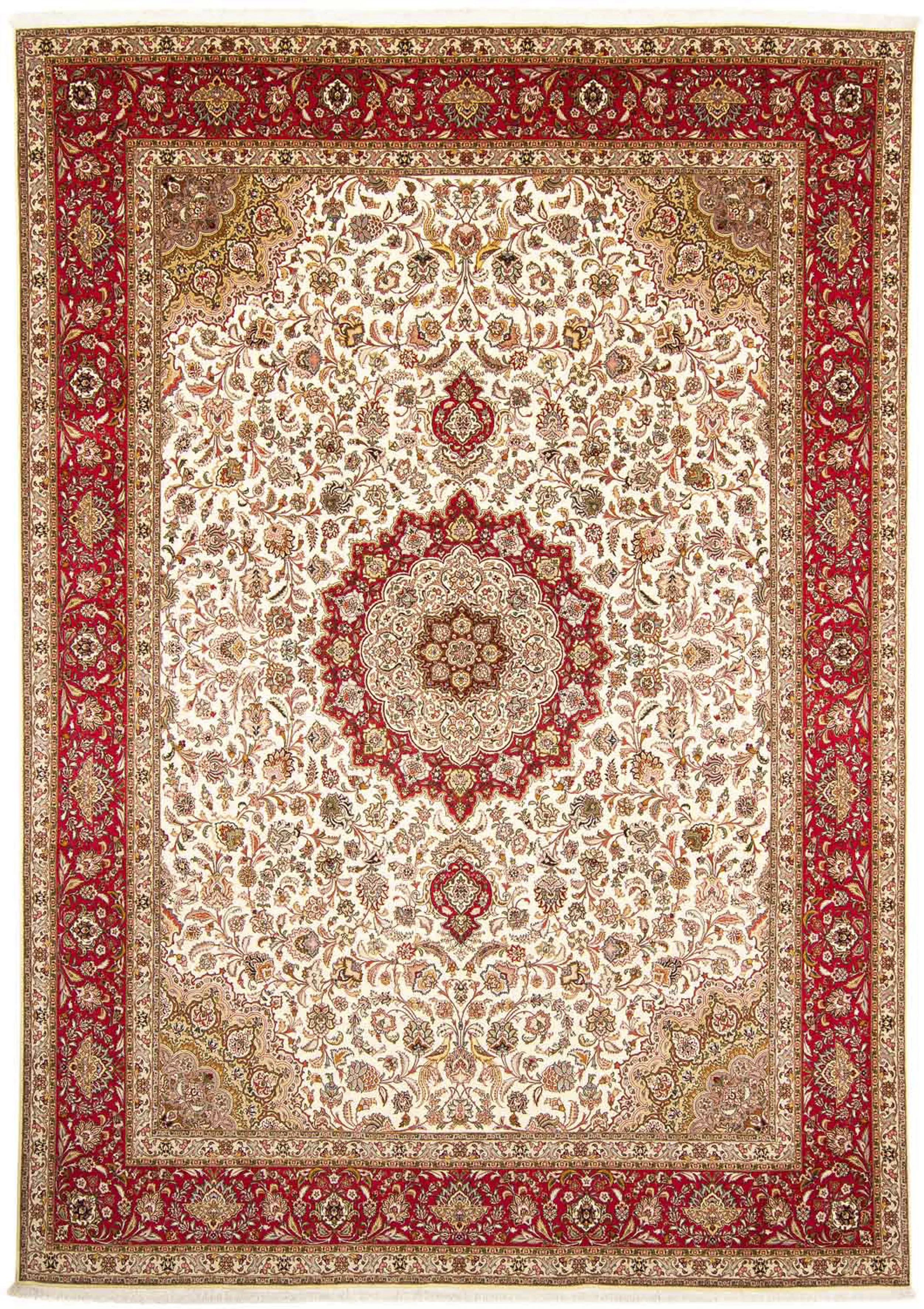 morgenland Orientteppich »Perser - Täbriz - Royal - 411 x 303 cm - rot«, re günstig online kaufen