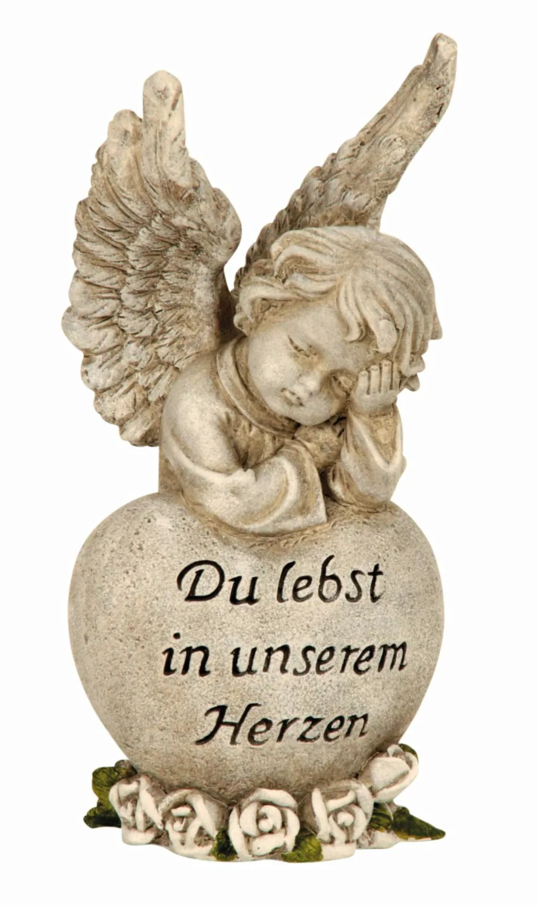 MF Grabkerze Grabengel mit Spruchherz Du günstig online kaufen