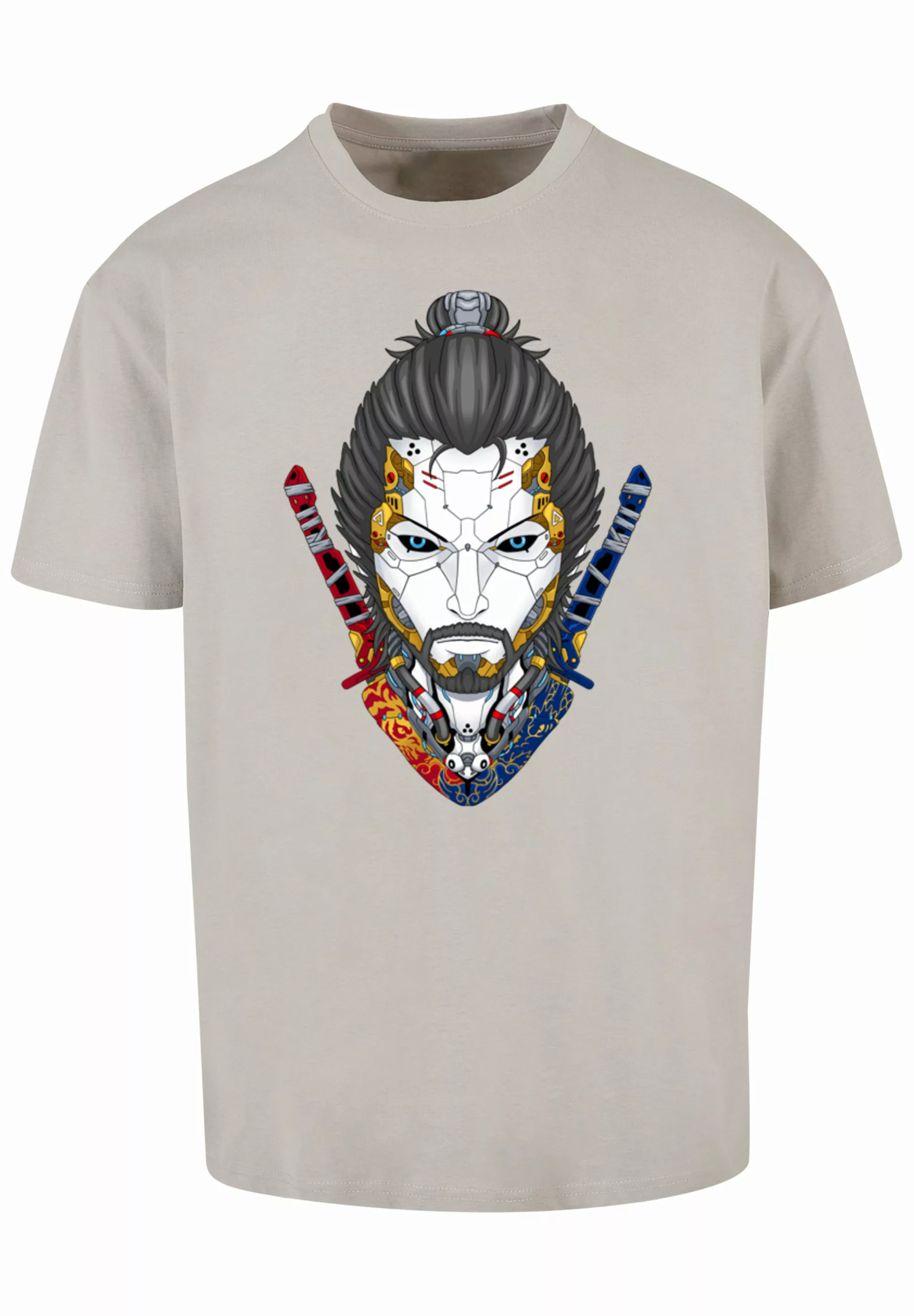 F4NT4STIC T-Shirt "Happy Cyber Buddha CYBERPUNK STYLES", Print günstig online kaufen