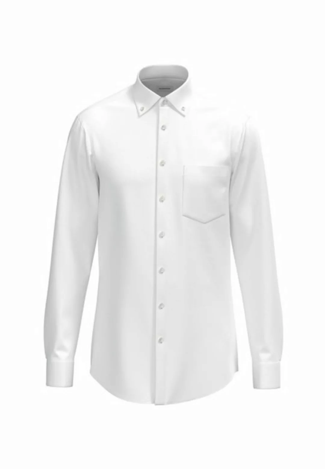 seidensticker Businesshemd Comfort Comfort Langarm Button-Down-Kragen Uni günstig online kaufen