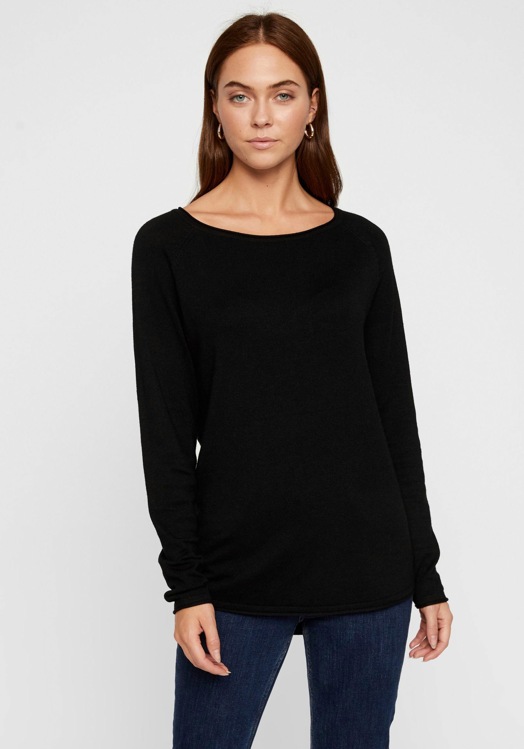 Vero Moda Damen Rundhals Strickpullover VMNELLIE GLORY günstig online kaufen