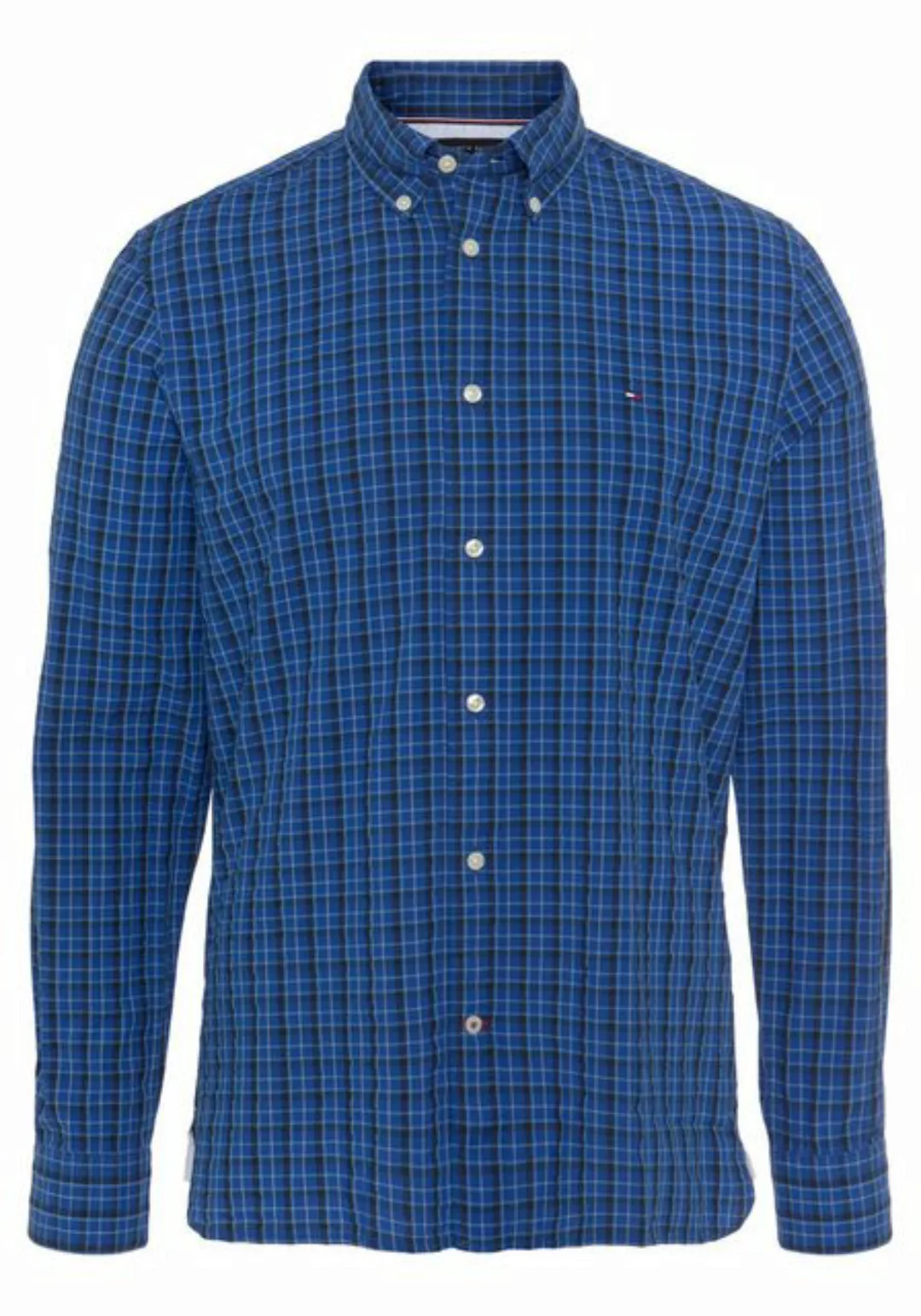 Tommy Hilfiger Karohemd FLEX SMALL CHECK RF SHIRT mit kleiner Logostickerei günstig online kaufen