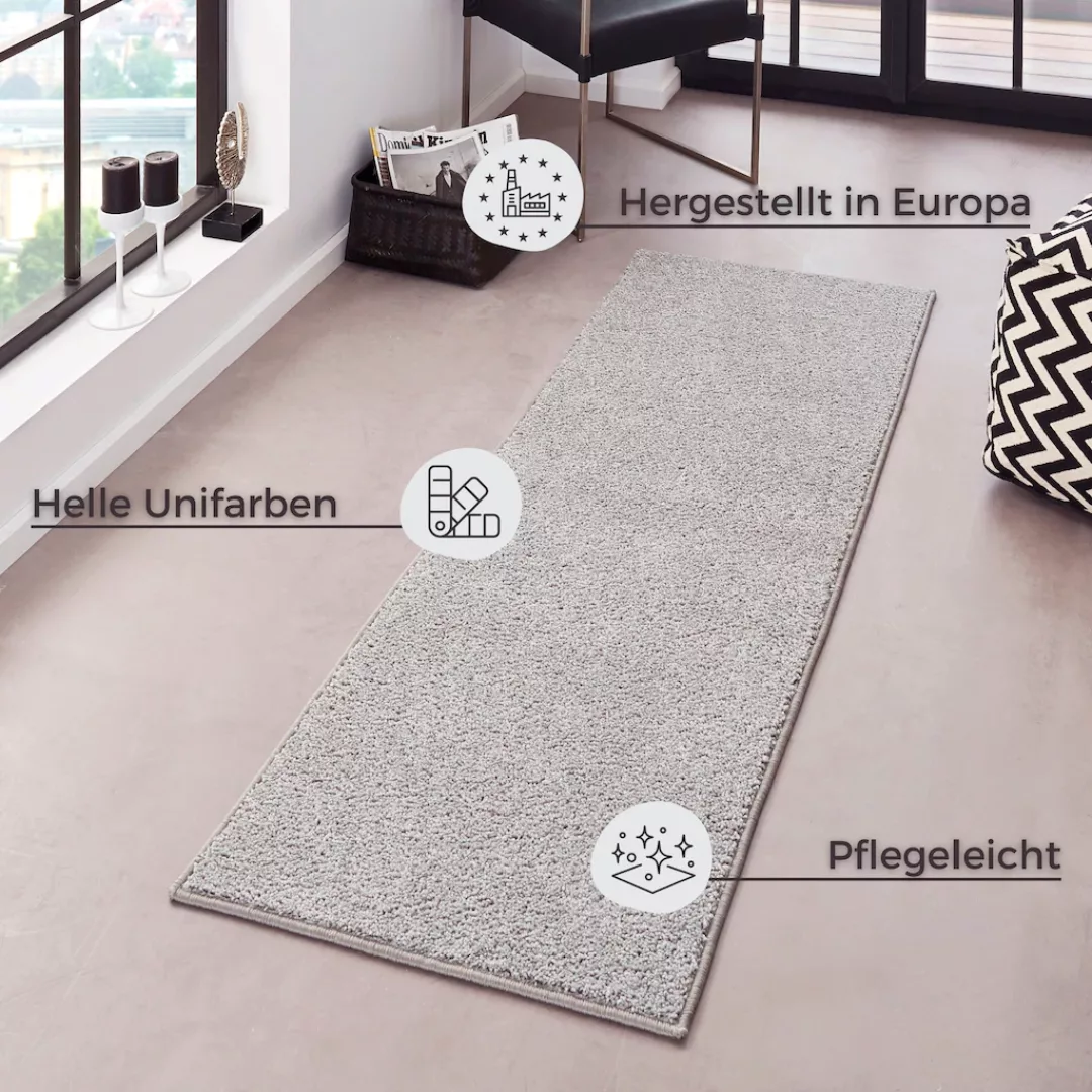 HANSE Home Teppich »Pure 100 Kurzflor«, rechteckig, 13 mm Höhe, Kurzflor, U günstig online kaufen