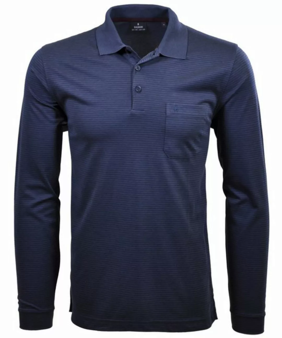 RAGMAN Langarm-Poloshirt Softknit-Polo Fineliner, Langarm (1-tlg) günstig online kaufen