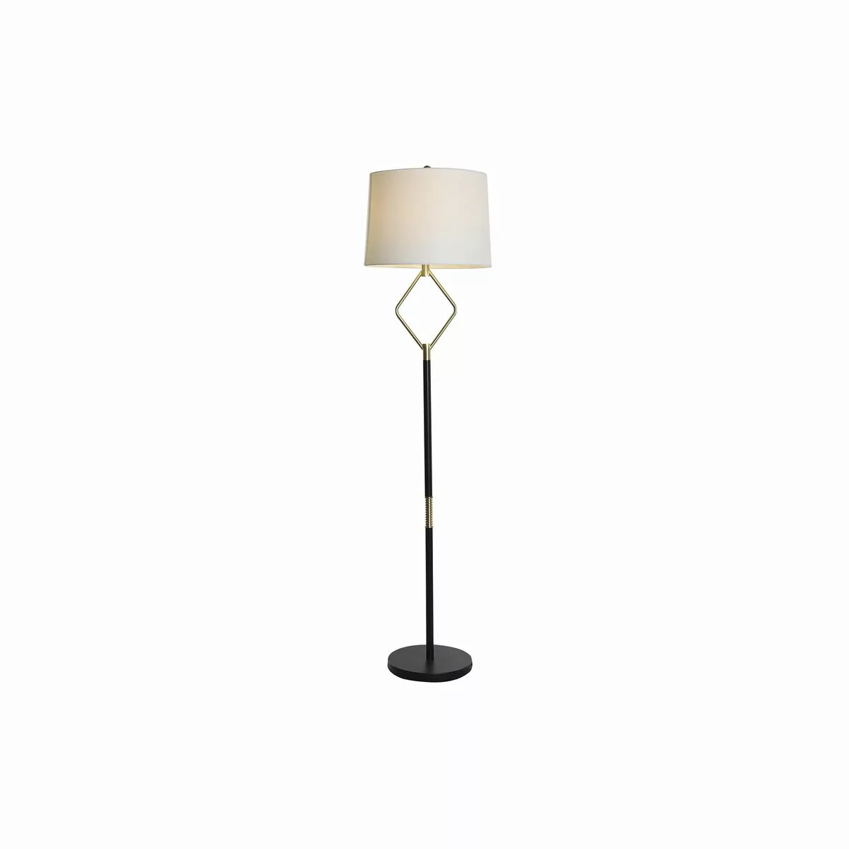 Stehlampe Dkd Home Decor Schwarz Metall Polyester 50 W (41 X 41 X 161 Cm) günstig online kaufen