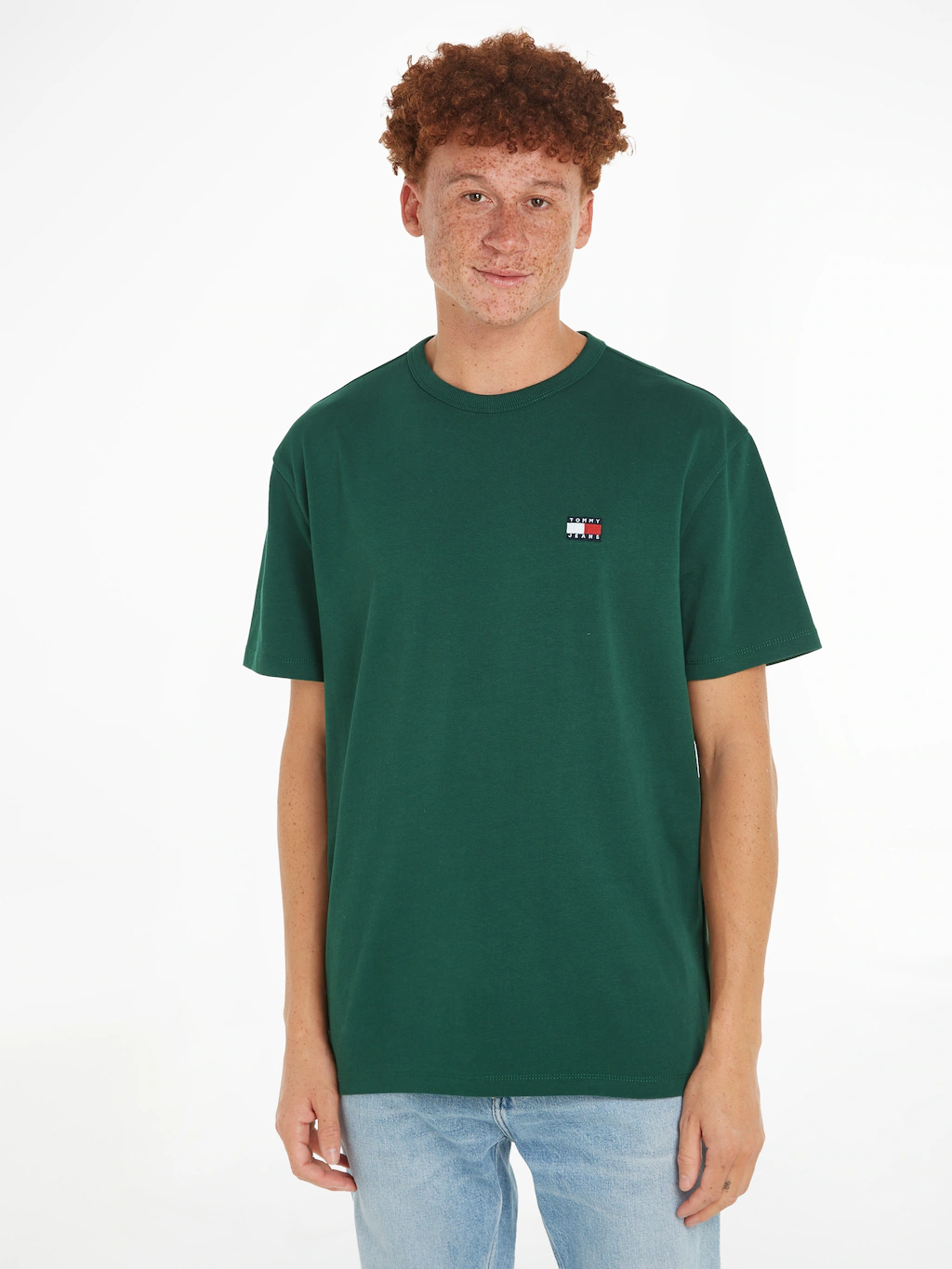 Tommy Jeans T-Shirt "TJM REG BADGE TEE EXT", mit Rundhalsausschnitt günstig online kaufen