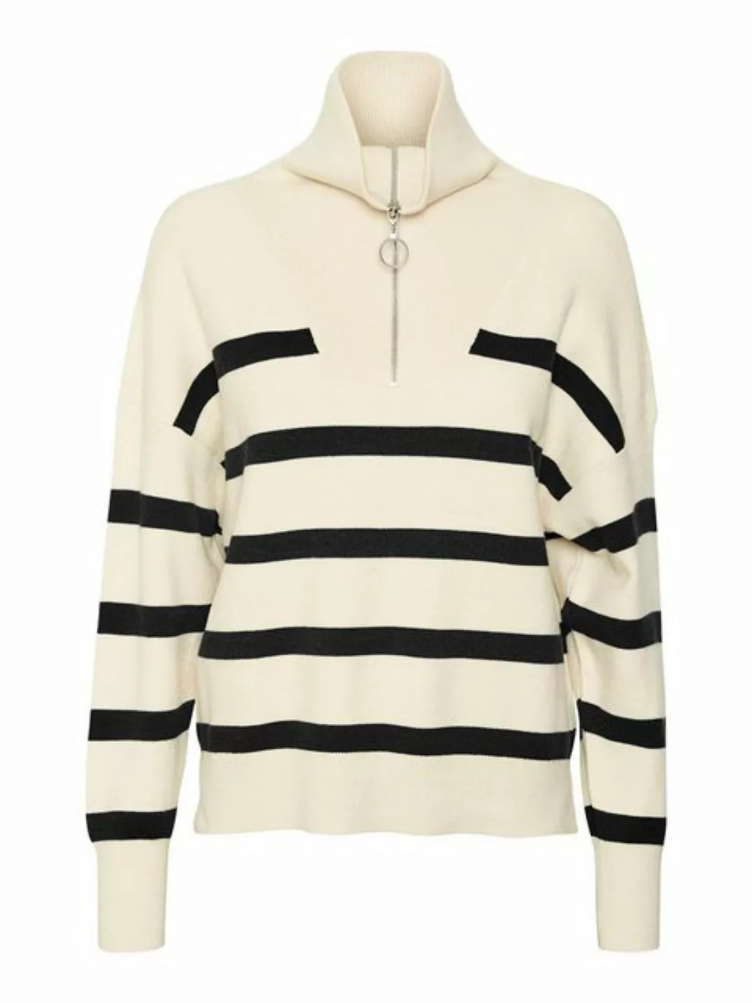 Vero Moda Troyer "VMSABA STRIPE LS HIGHNECK BLOUSE GA NOOS" günstig online kaufen